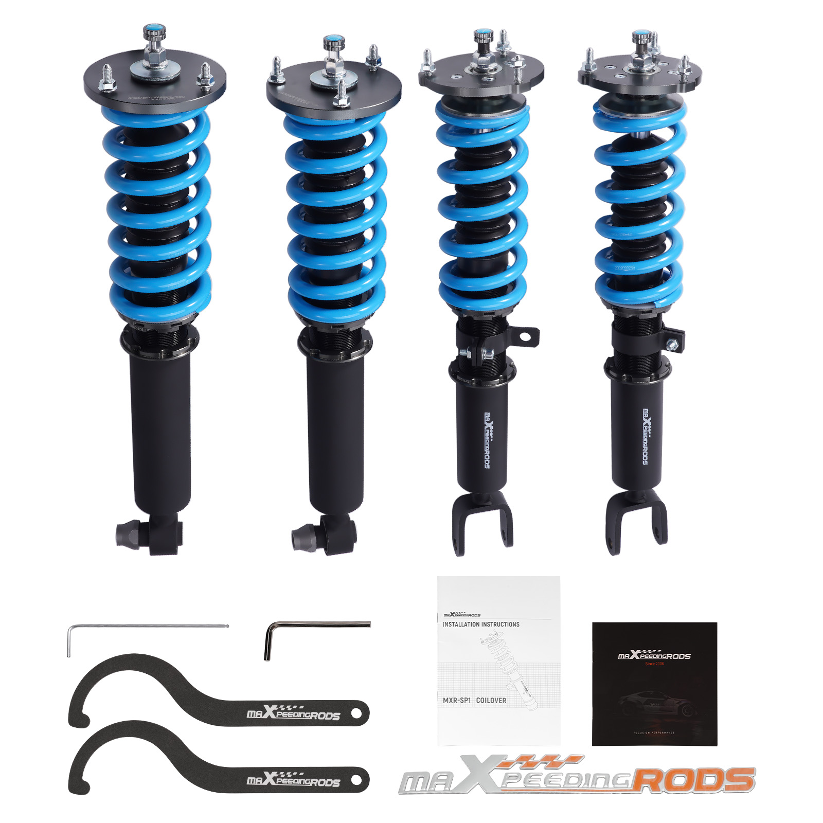 24 Level Coilovers For BMW 5-series F10 Sedan RWD 523i 528i 535i 550i 535d 09-16