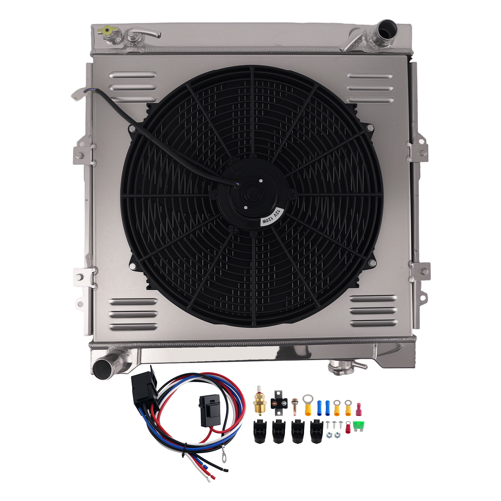 3Row Radiator Fan Cooling for Toyota 4Runner/Pickup V6 3.0L 88-95 1640065021
