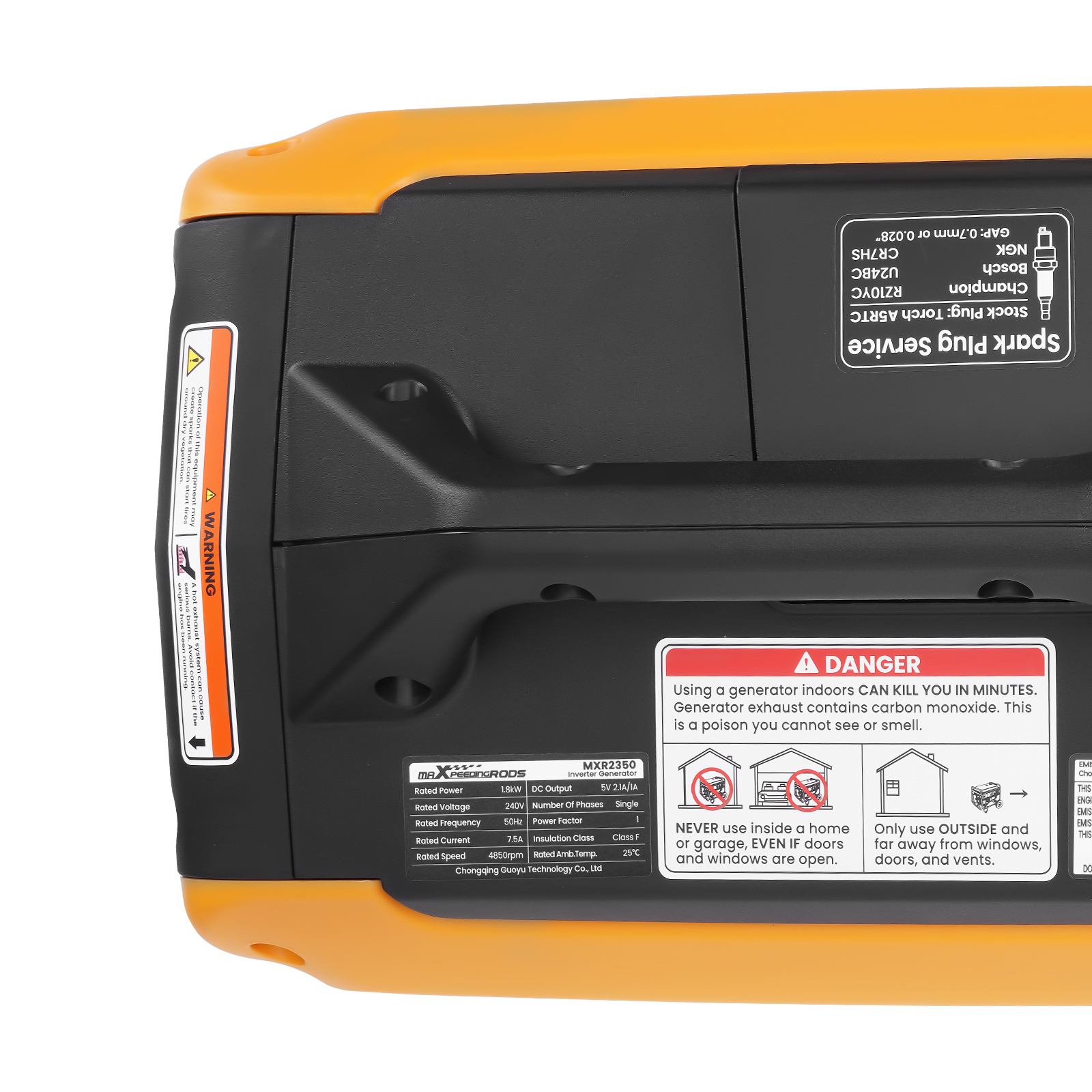 Inverter Generator 2350W Max Generators Portable Silent Pure Sine camping