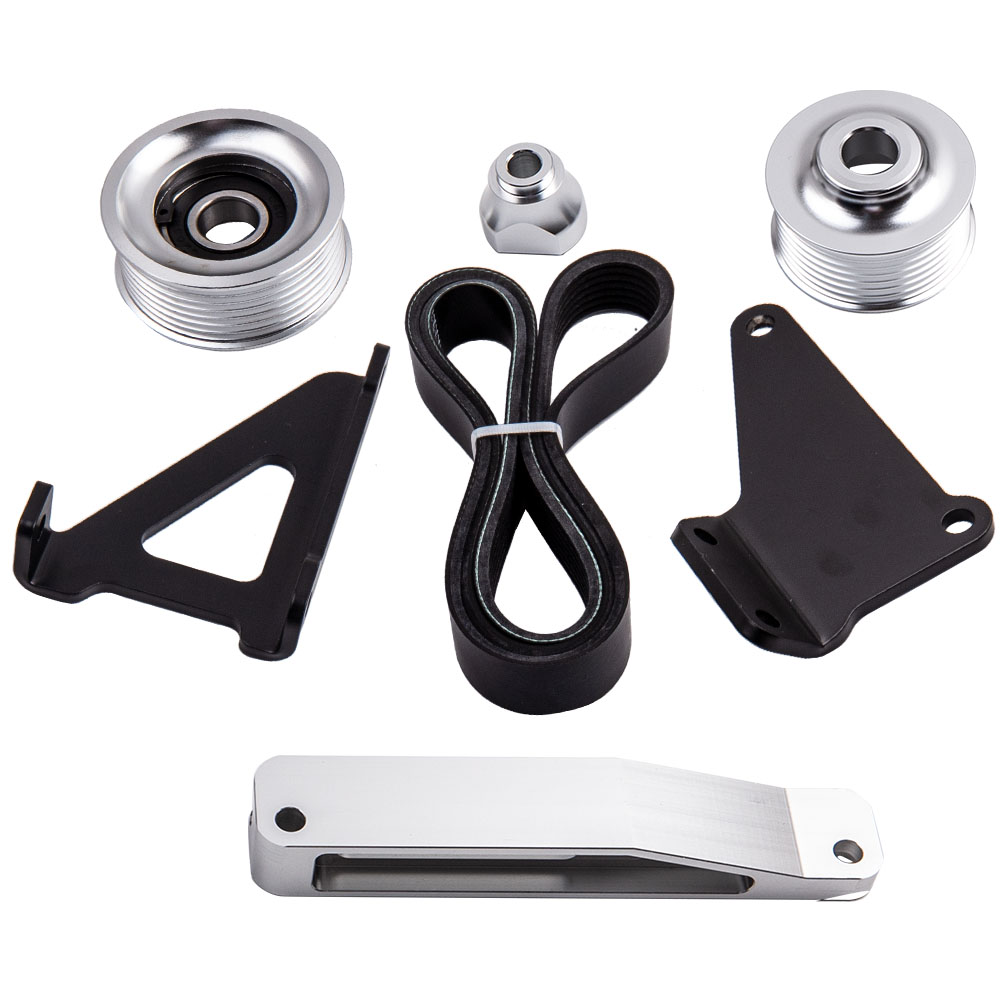 Eliminator Pulley Kit Set for Honda Acura K20/24 Engines K Swap K