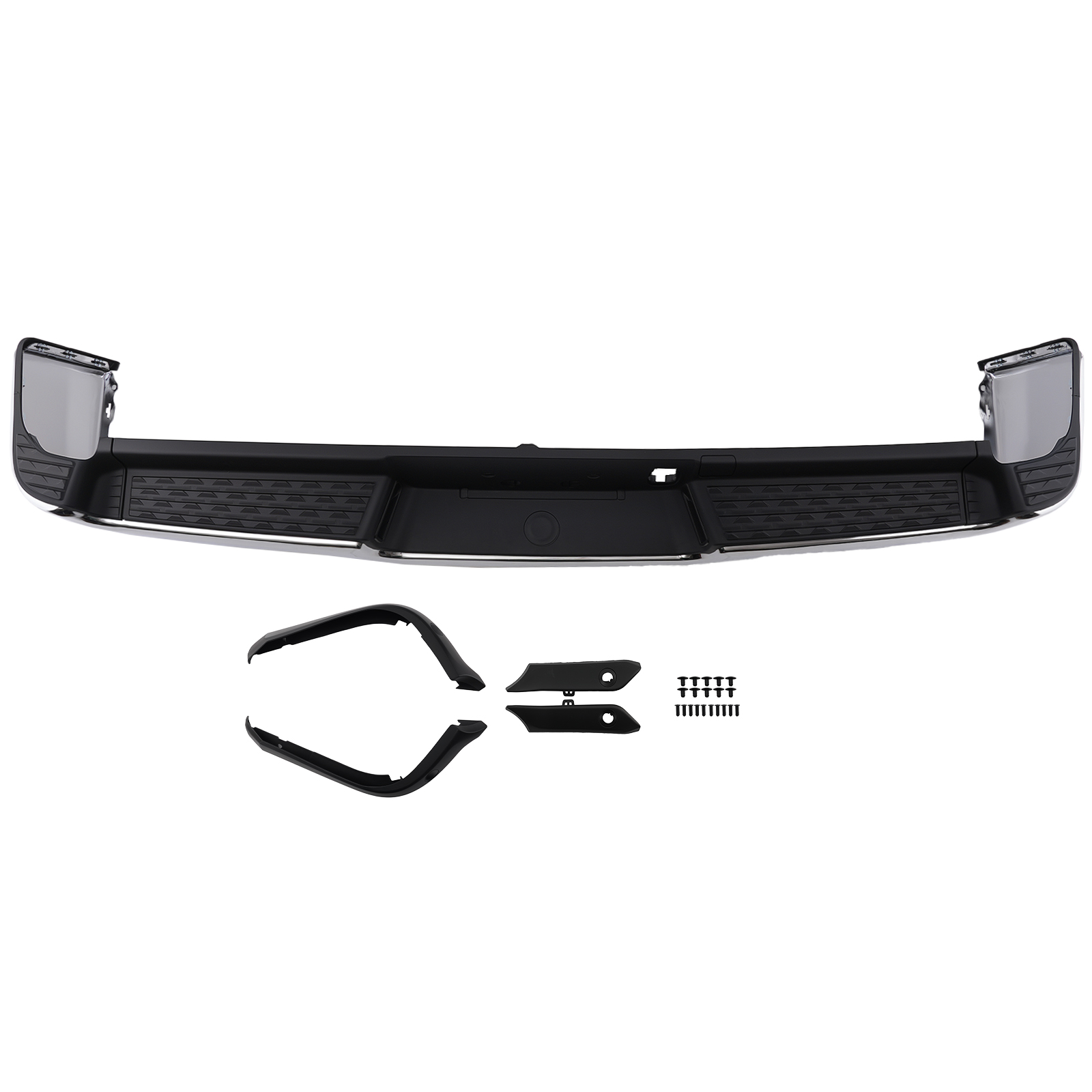 Chrome Steel Rear Bumper for Dodge Ram 1500 2019-2023 68404442AA Bolt-On