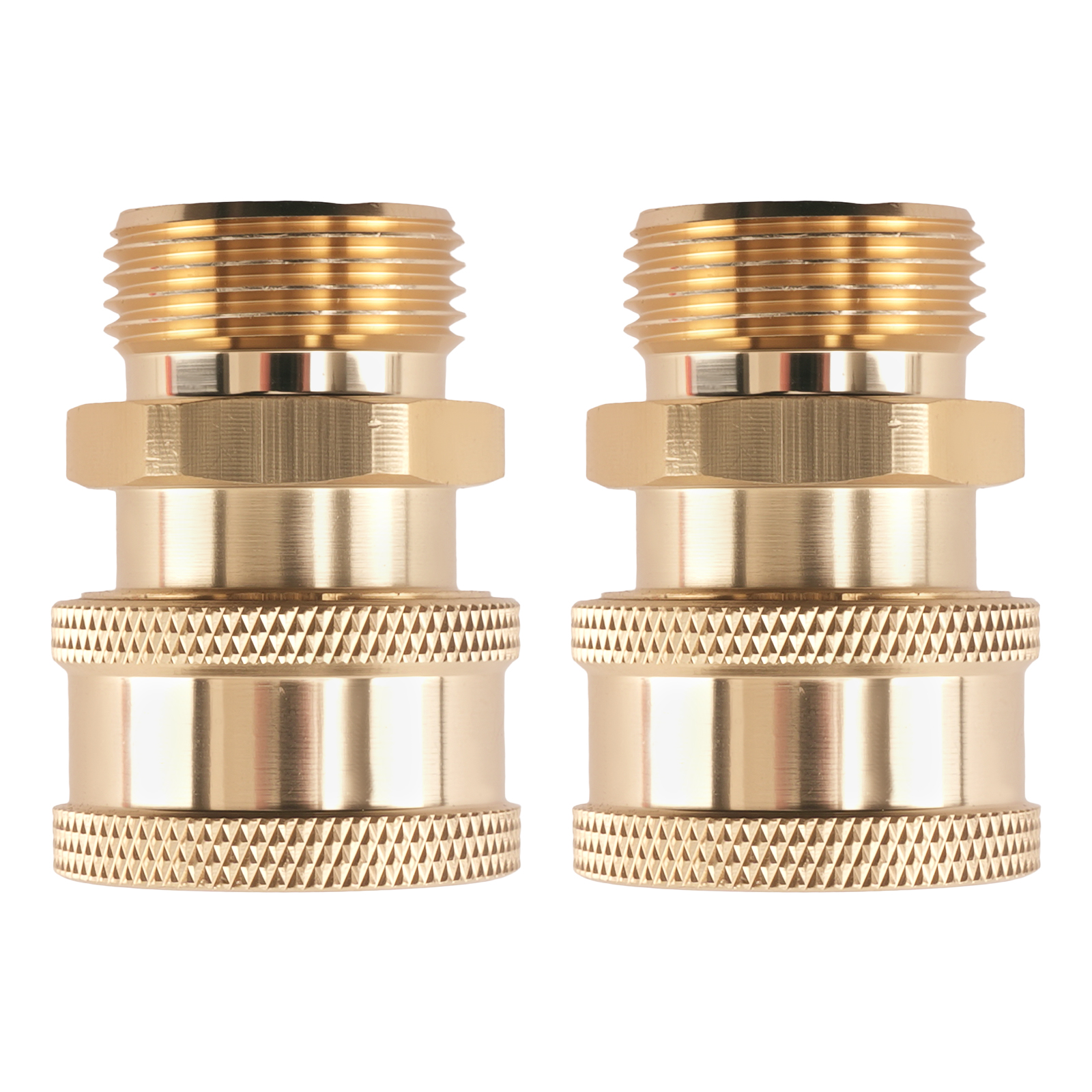 4 pack Pressure Washer Adapter Set M22-14MM to 3/8'' Quick Connect 5000 PSI