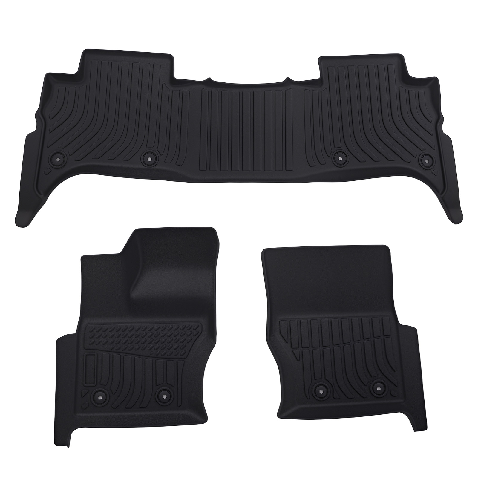 Black Rubber Floor Mats for Land Rover Range Rover Sport 2014-2022 Car Mat