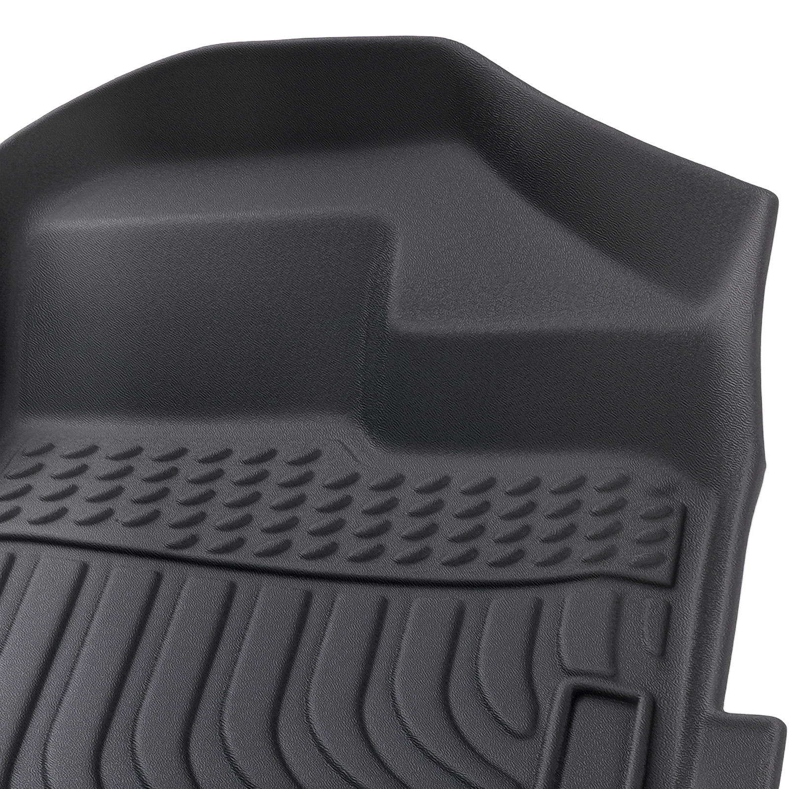 Black Carpet Floor Mats for Ford Everest UA II SUV 2015-2022 TPE Car Mat