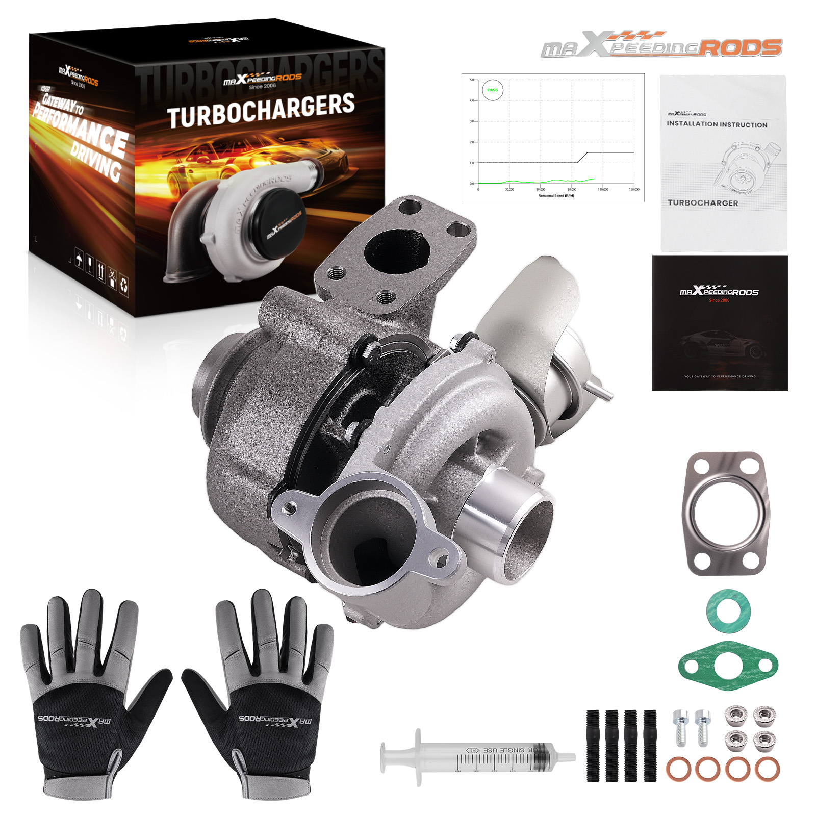 GT1544V billet TURBOCOMPRESSORE for FORD C-MAX FOCUS 1.6TDCI 3M5Q6K682AF