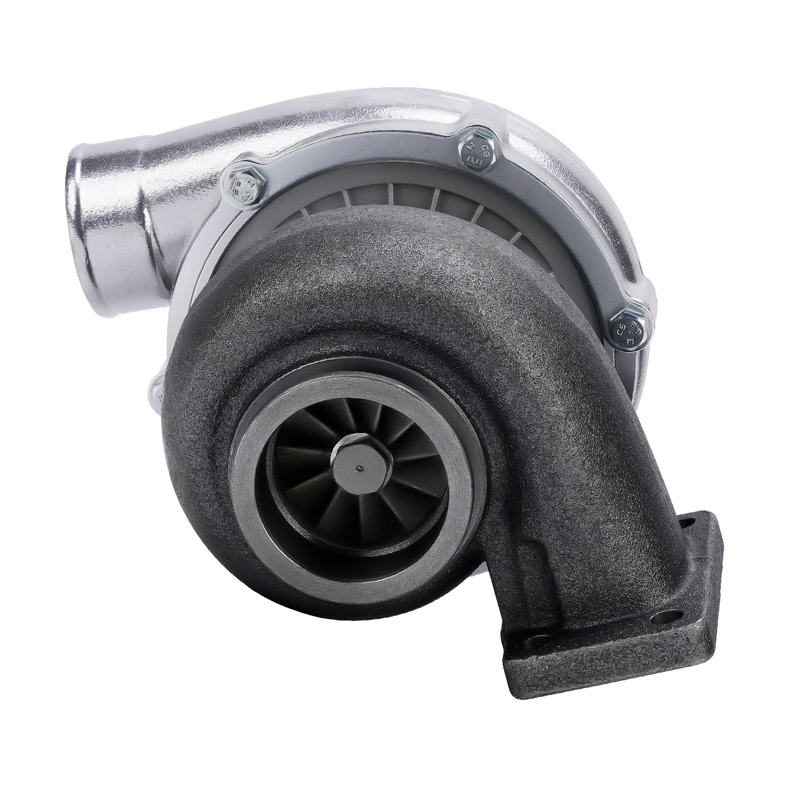 T70 Turbo T3 Flange .82 .70 A/R Oil Cooled Universal Turbocharger 600HP V-Band