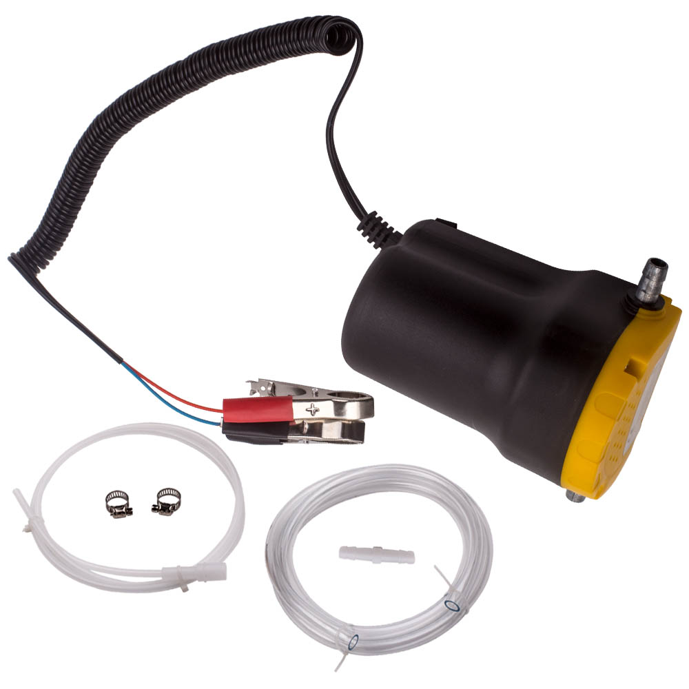 12V 60W Oil Change Pump Extractor Oil/Diesel Fluid Pump Suction Transfer 5A/60W