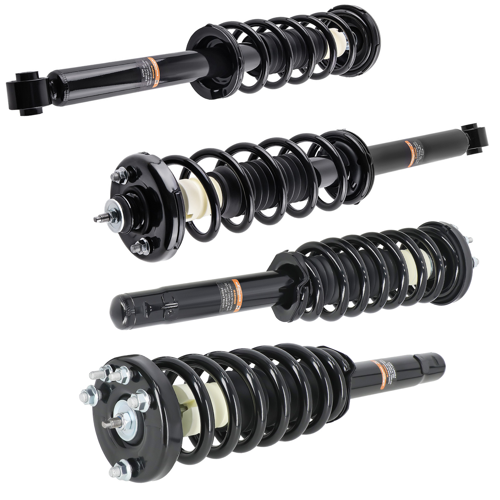 Front Rear Quick Complete Struts w/ Coil Spring Assembly For 2004-2008 Acura TSX