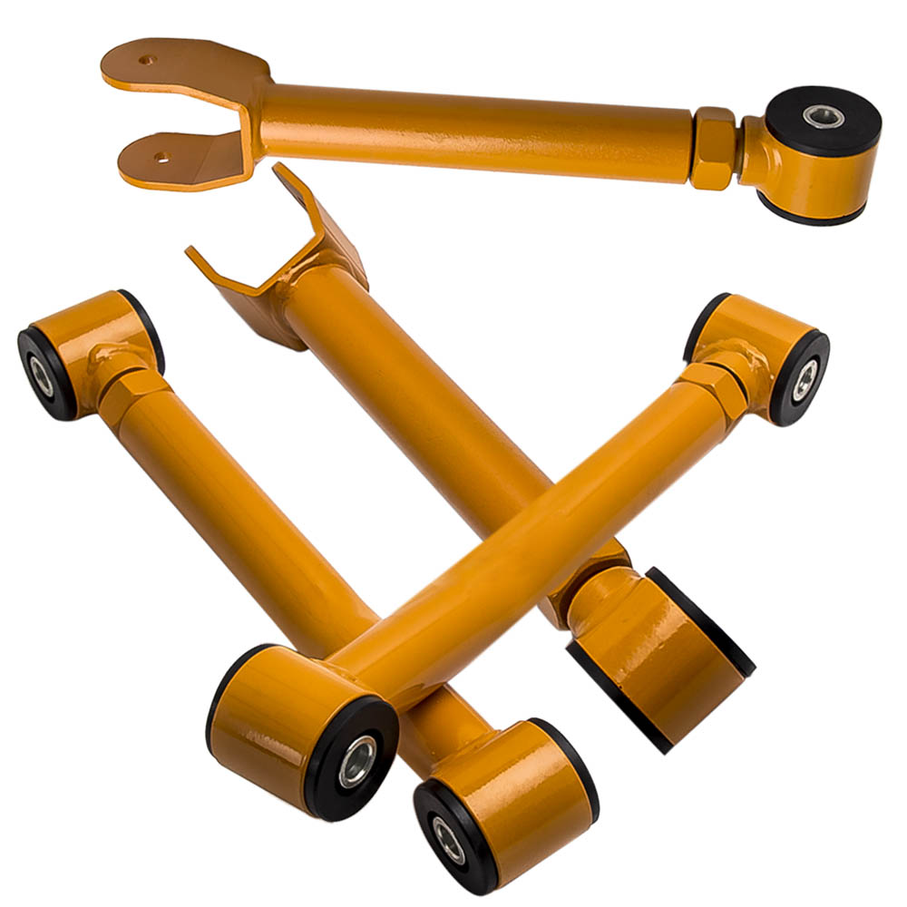 4 Pcs Front Upper & Lower Adjustable Control Arm for Jeep Cherokee XJ