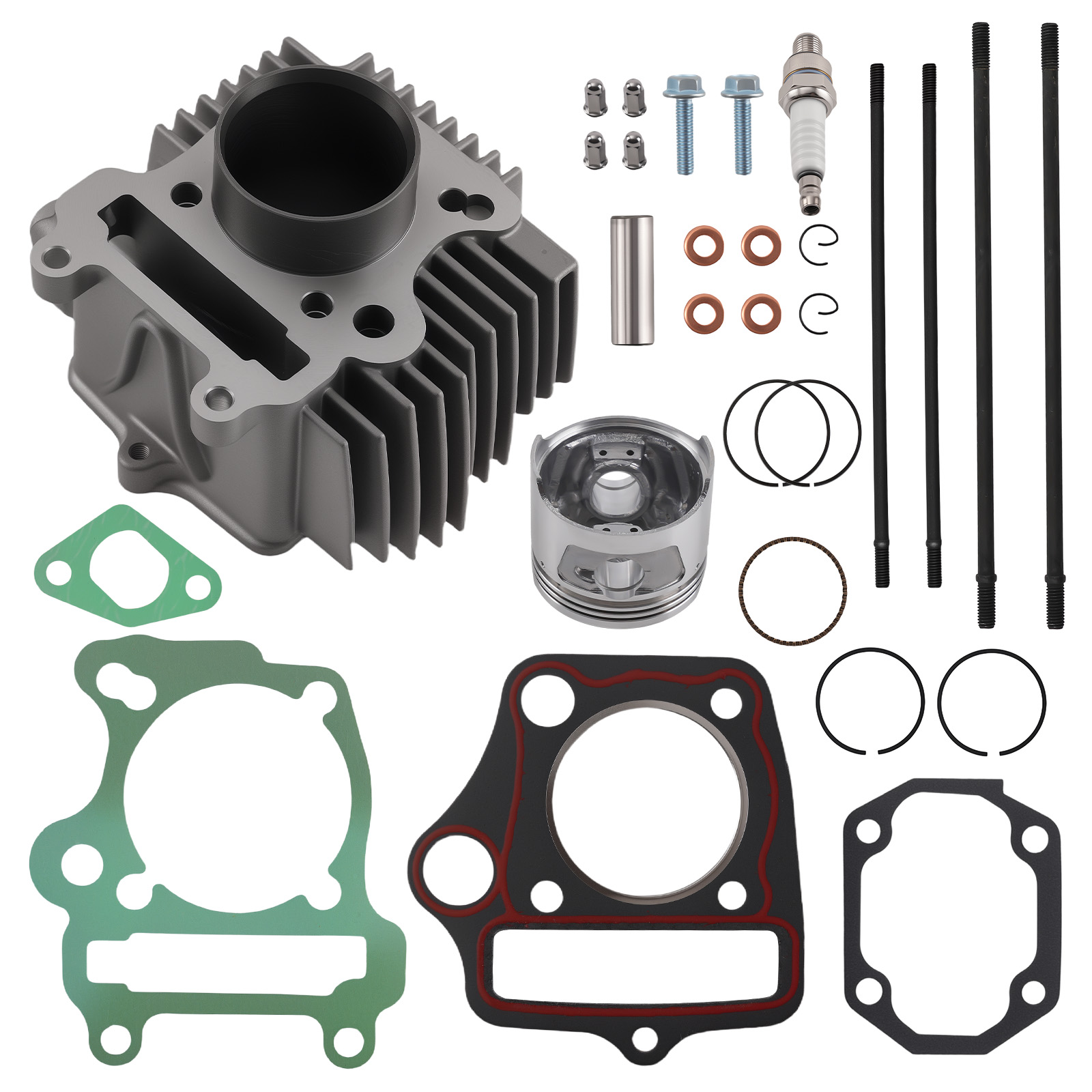 Complete Top End Kit for Polaris Outlaw Sportsman 90 2007-2016 with Gaskets