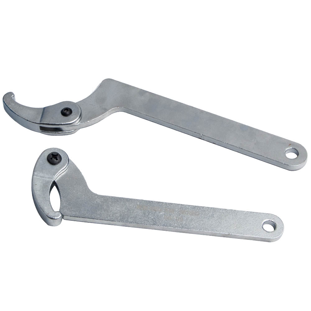 8x Adjustable Hook Pin Spanner Wrench Set Interchangeable Wrench Tool 35-120 New