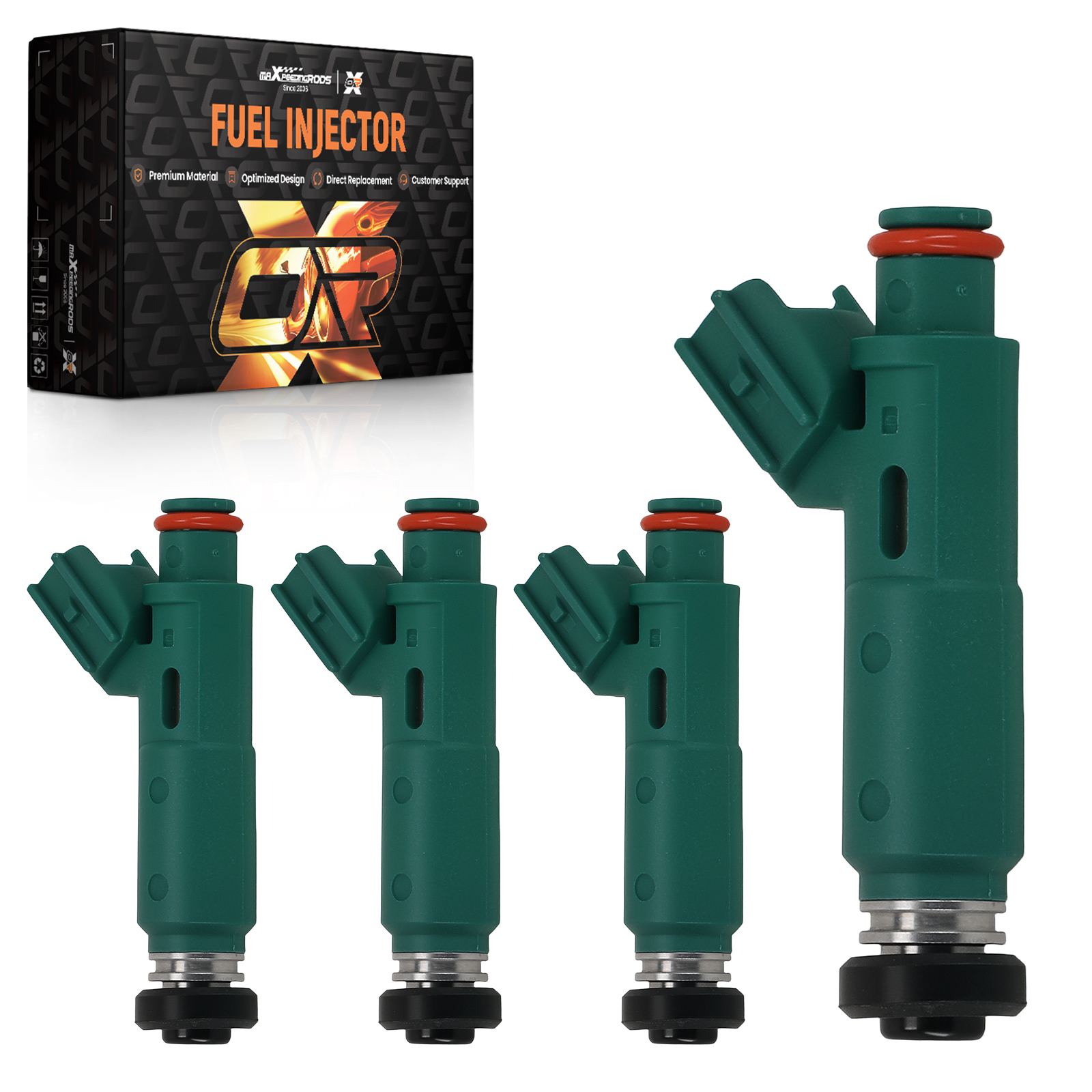 4Pcs Fuel Injectors Set for TOYOTA COROLLA 1.8L 2003-2007 23250-22040 2325022040