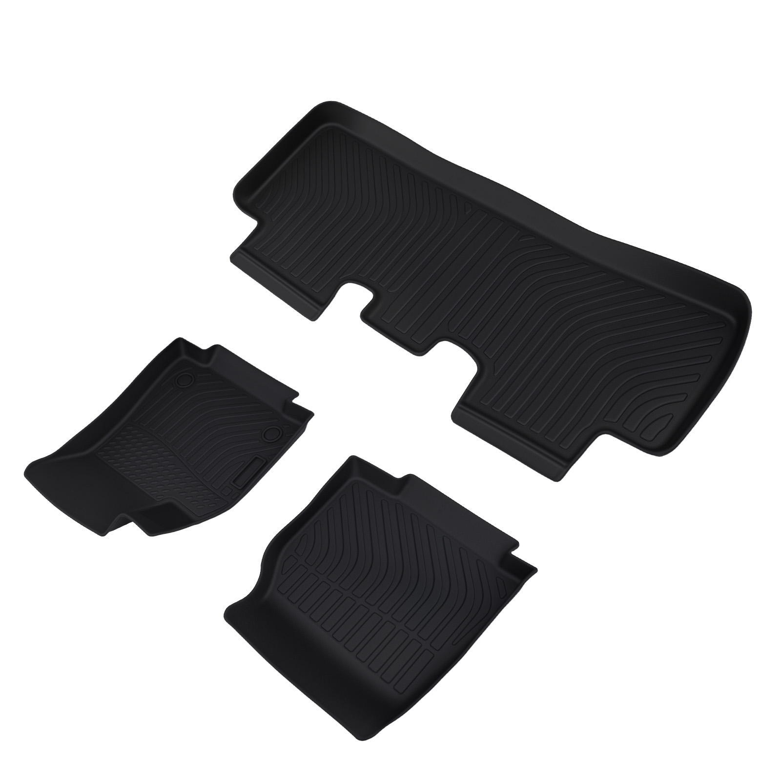 Carpet Floor Mats for Tesla Model Y 2020-2024 TPE Waterproof Floor Liners