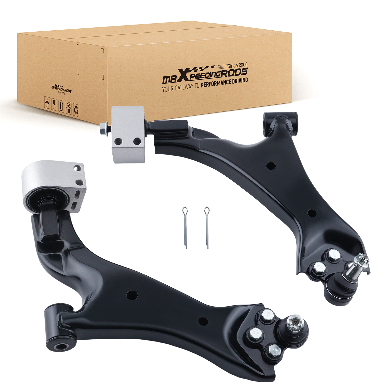 Front Lower Control Arms Kit w/Ball Joint for 10-17 Chevy Equinox GMC Terrain