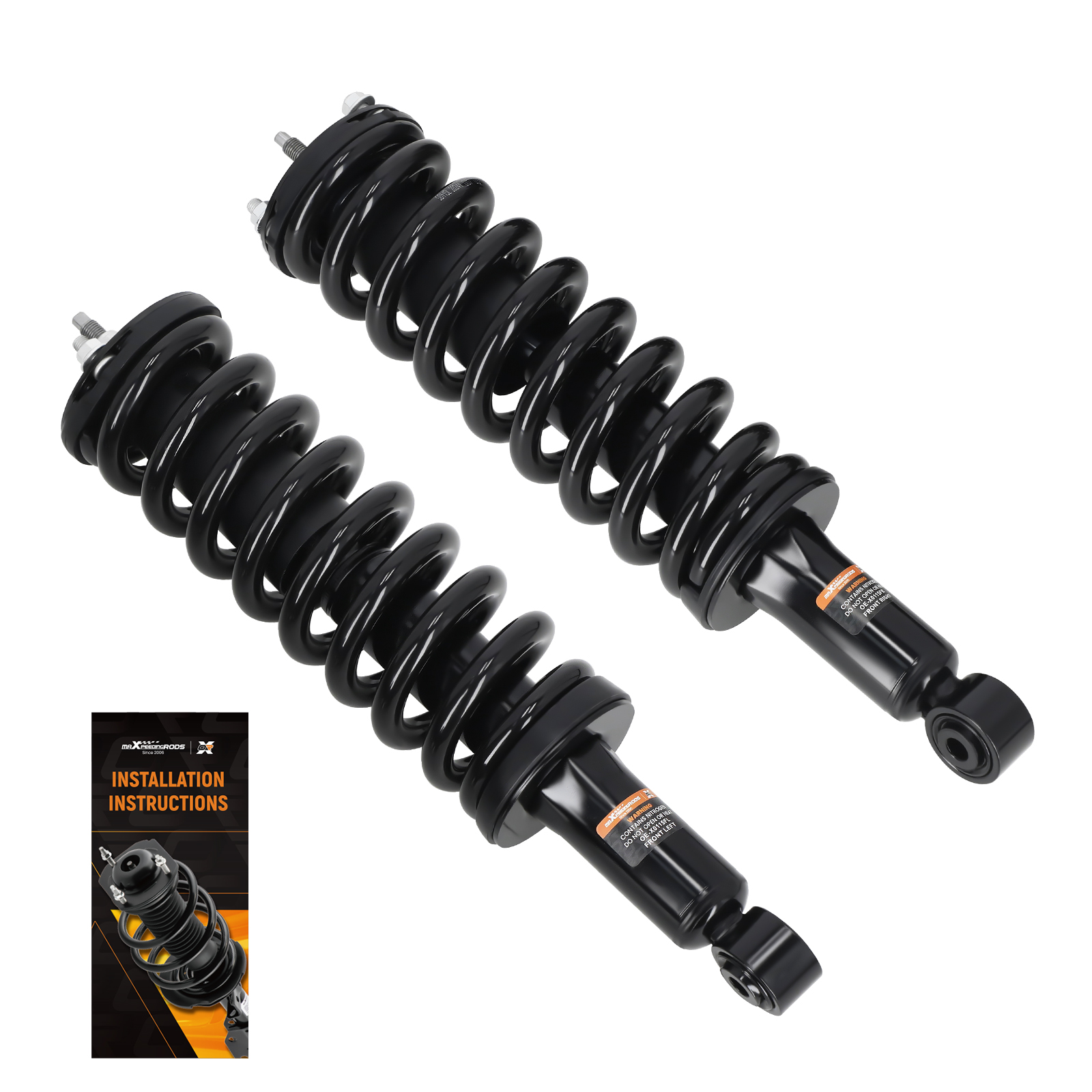 Front Struts w/ Coil Springs Driver Passenger Side For 1996-2002 Toyota 4Runner