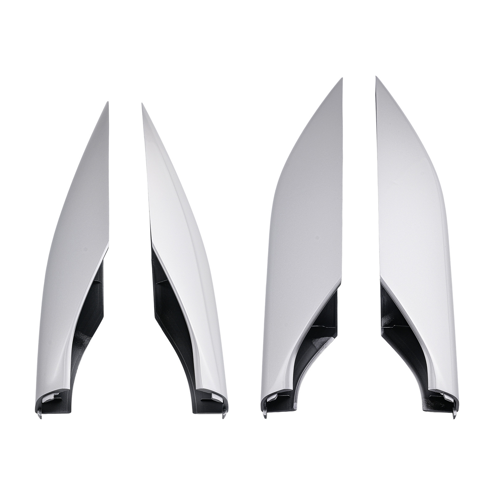 Roof Rack End Cap Cover for Lexus GX470 2003-2009 Silver 4PCS ABS