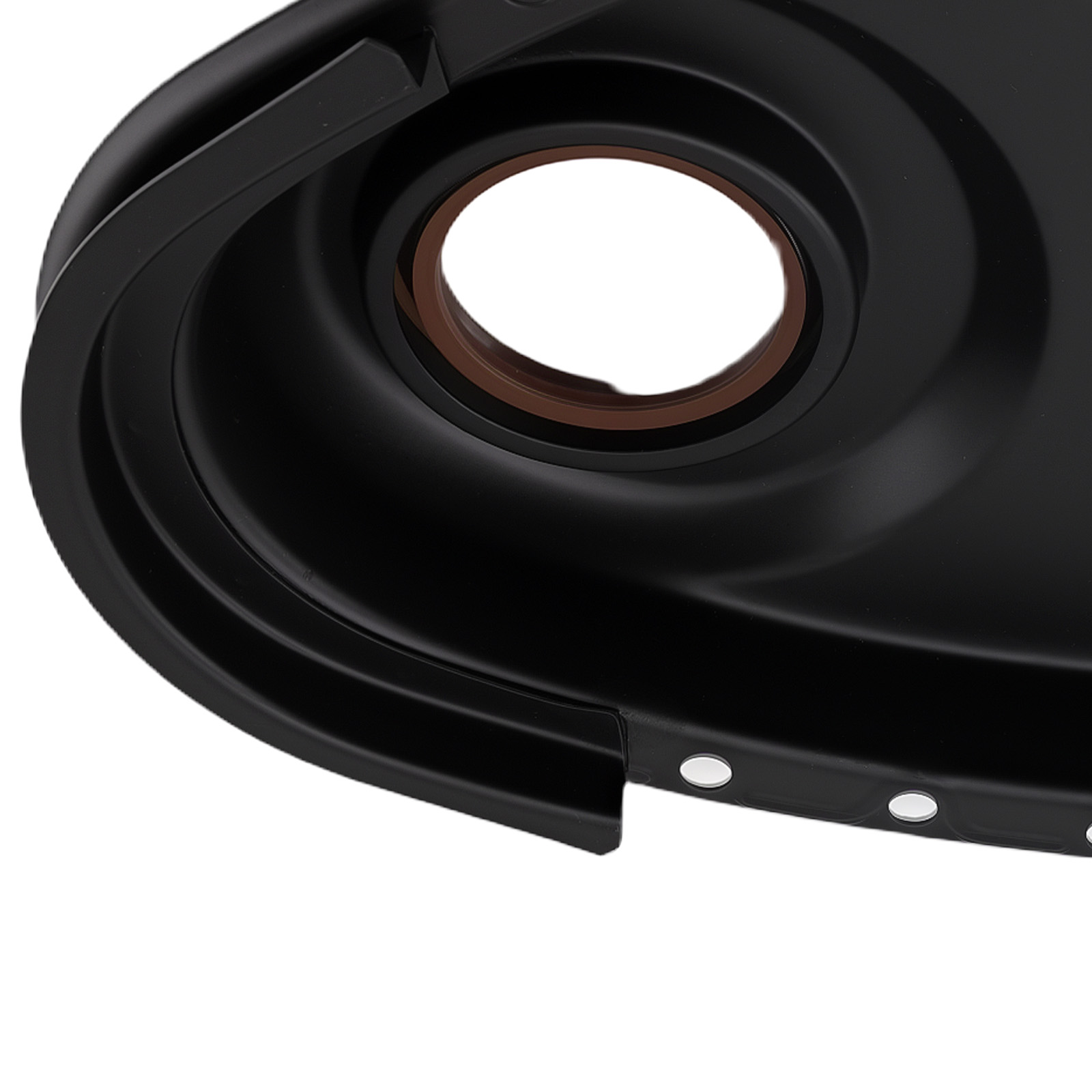 Timing Chain Cover Kit for Chevy SBC 283 305 327 350 400 V8 1958-86 Black Steel