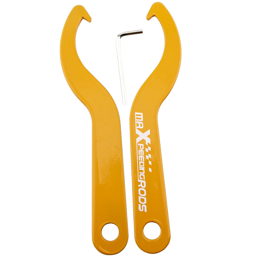 2x Racing Coilover Shock Adjustment Tool Steel Spanner Wrenches Coil