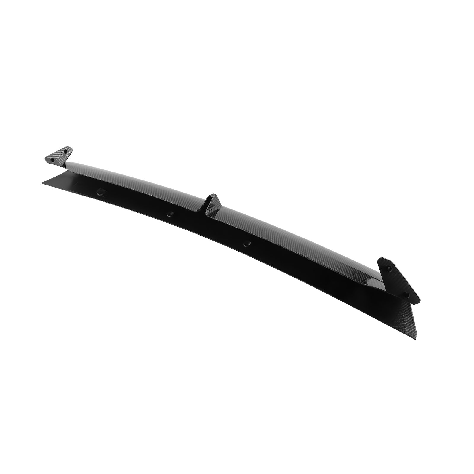 Front Bumper Spoiler Lip Splitter ABS Carbon Look For Tesla Model Y 2020-2024
