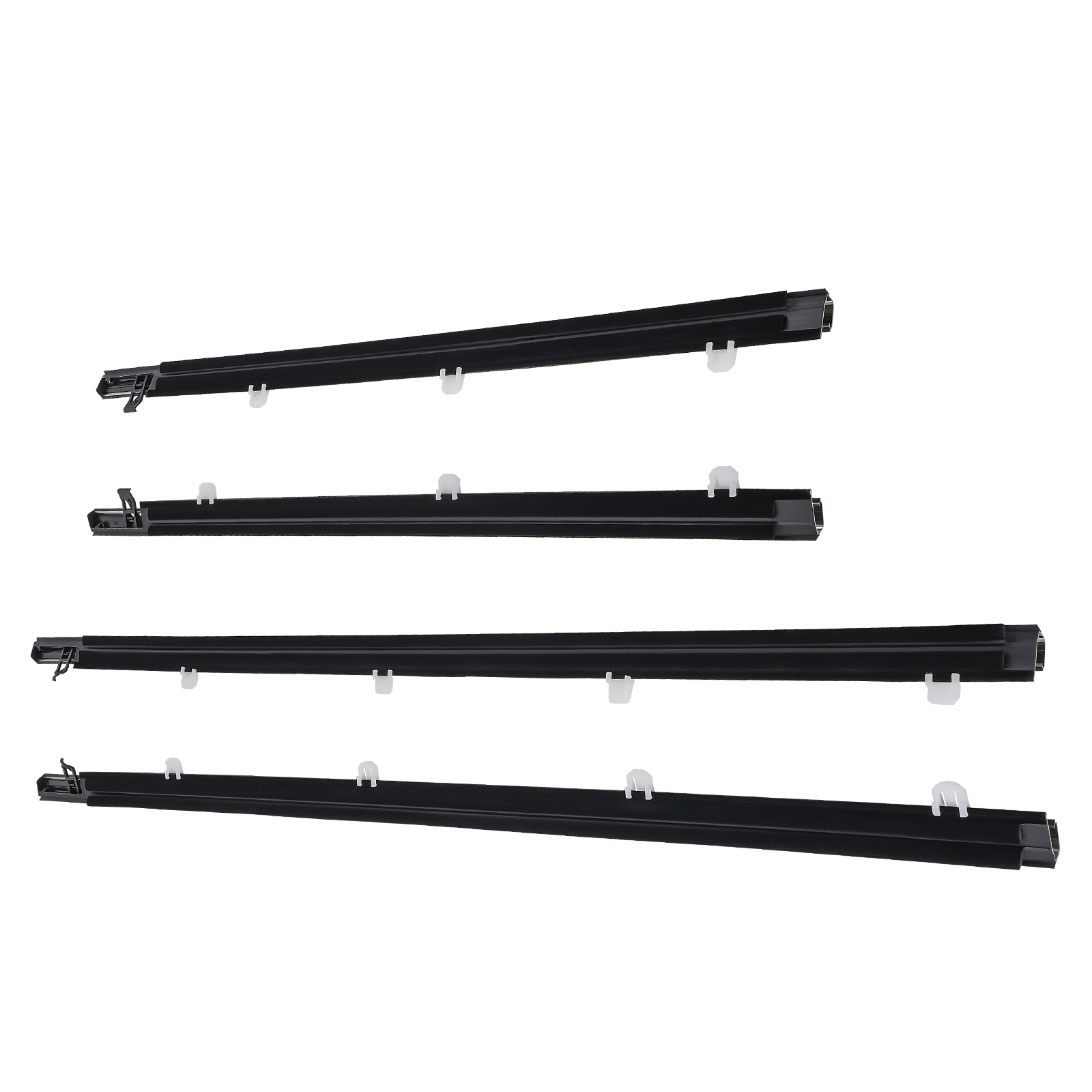 Weatherstrip Seal Belt Front/Rear For Acura TSX 2009-2014 Waterproof Rubber