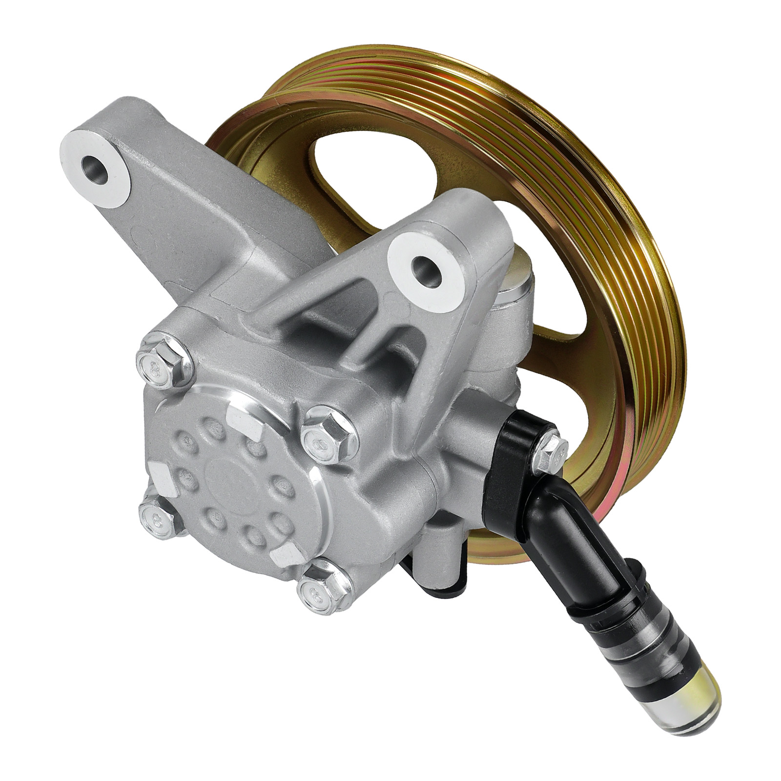 Power Steering Pump w/ Pulley for Honda Accord 2008-2012 Pilot 09-2011 3.5L