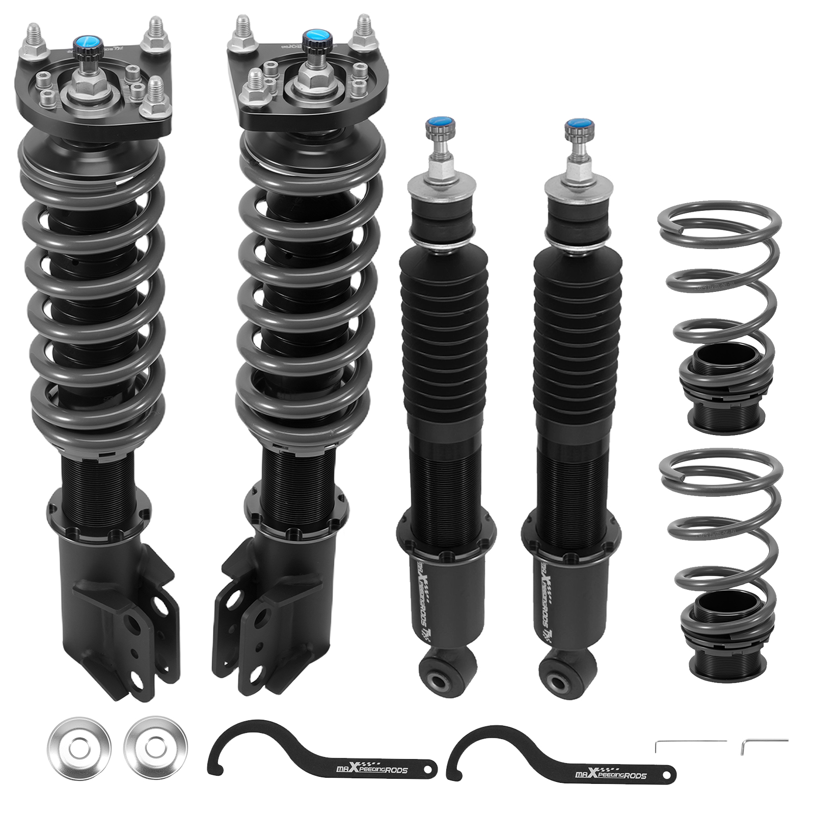 T7 Gewindefahrwerk Federsatz for Ford Mustang Basis SN95 Cabrio/Coupe