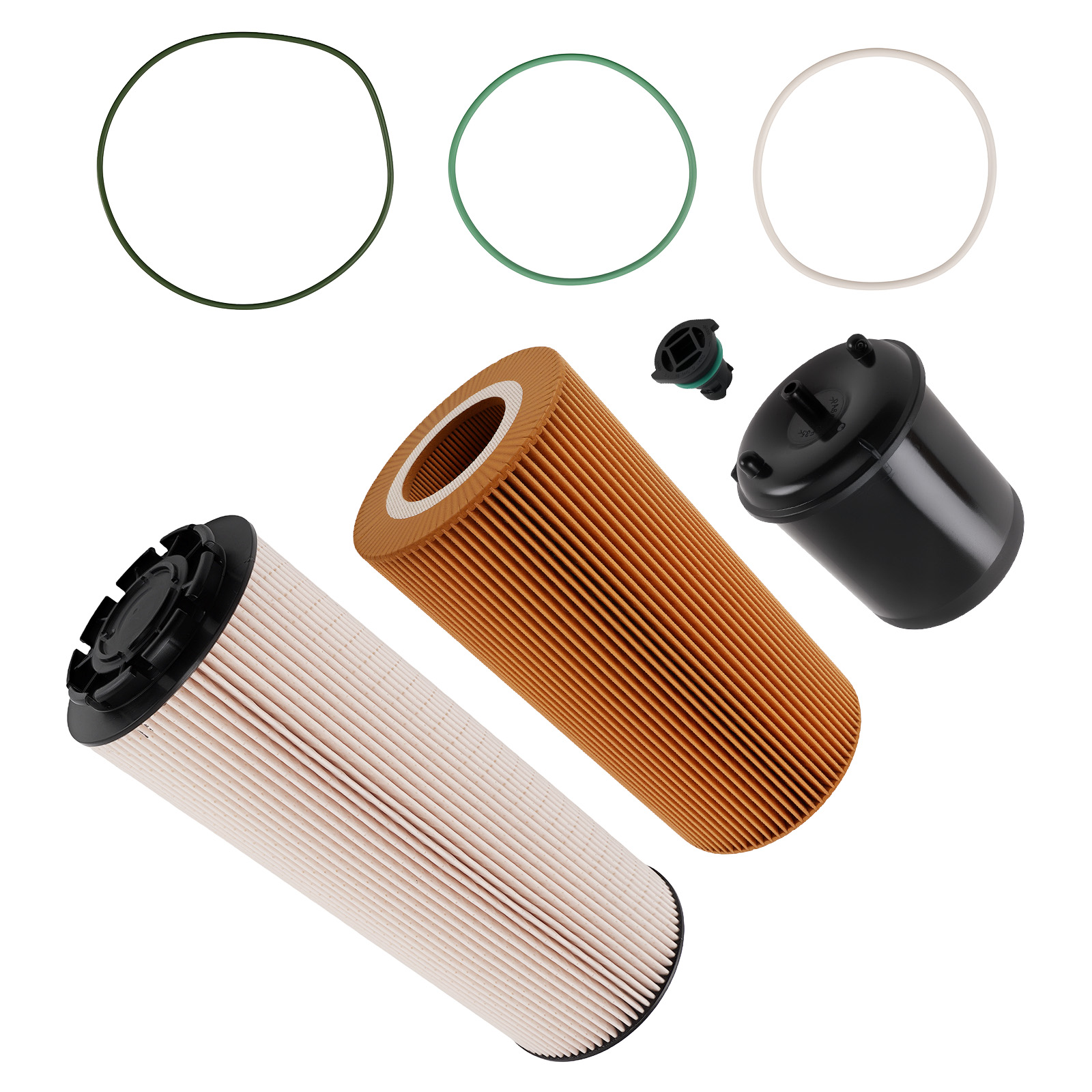 Oil Fuel Filter Kit for MX-13 EPA13 Oil Fuel Kit 1948921 2277129 New 9061810086
