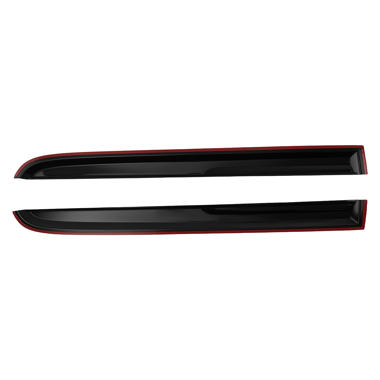 Window Visors Wind Deflectors Set for Toyota Tacoma Double Cab 2005-2015 Outside