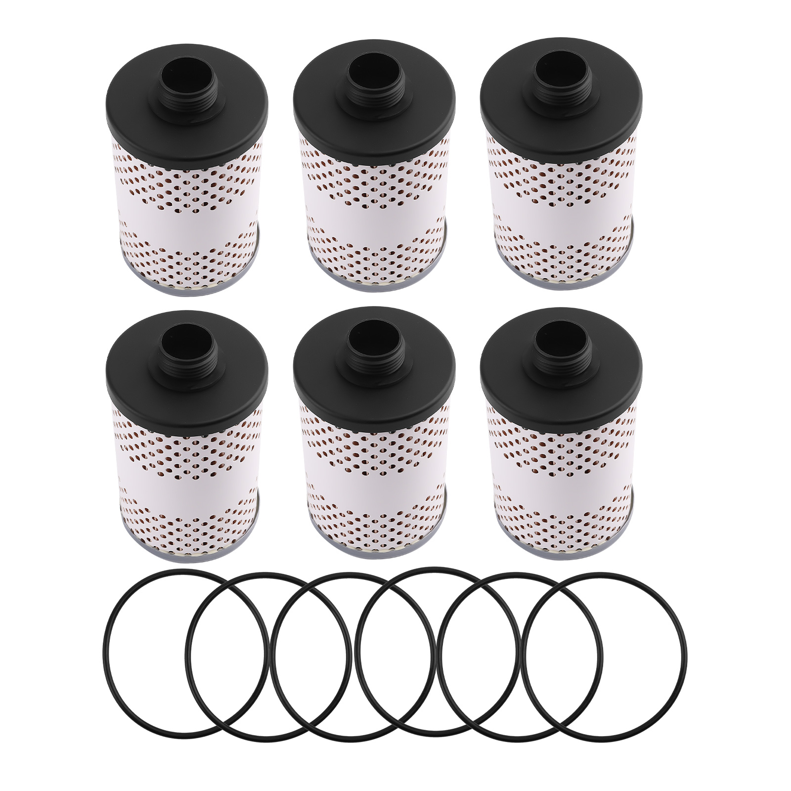 Fuel Filter Element 6Pack for GOLDENROD 496-5 Diesel Gas 1-1/8-12 UNF Thread