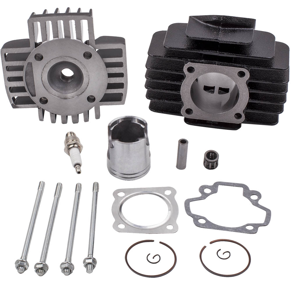 Cylinder Head Piston Assembly Kit for Yamaha PW50 1981-2009 QT50  1979-1987