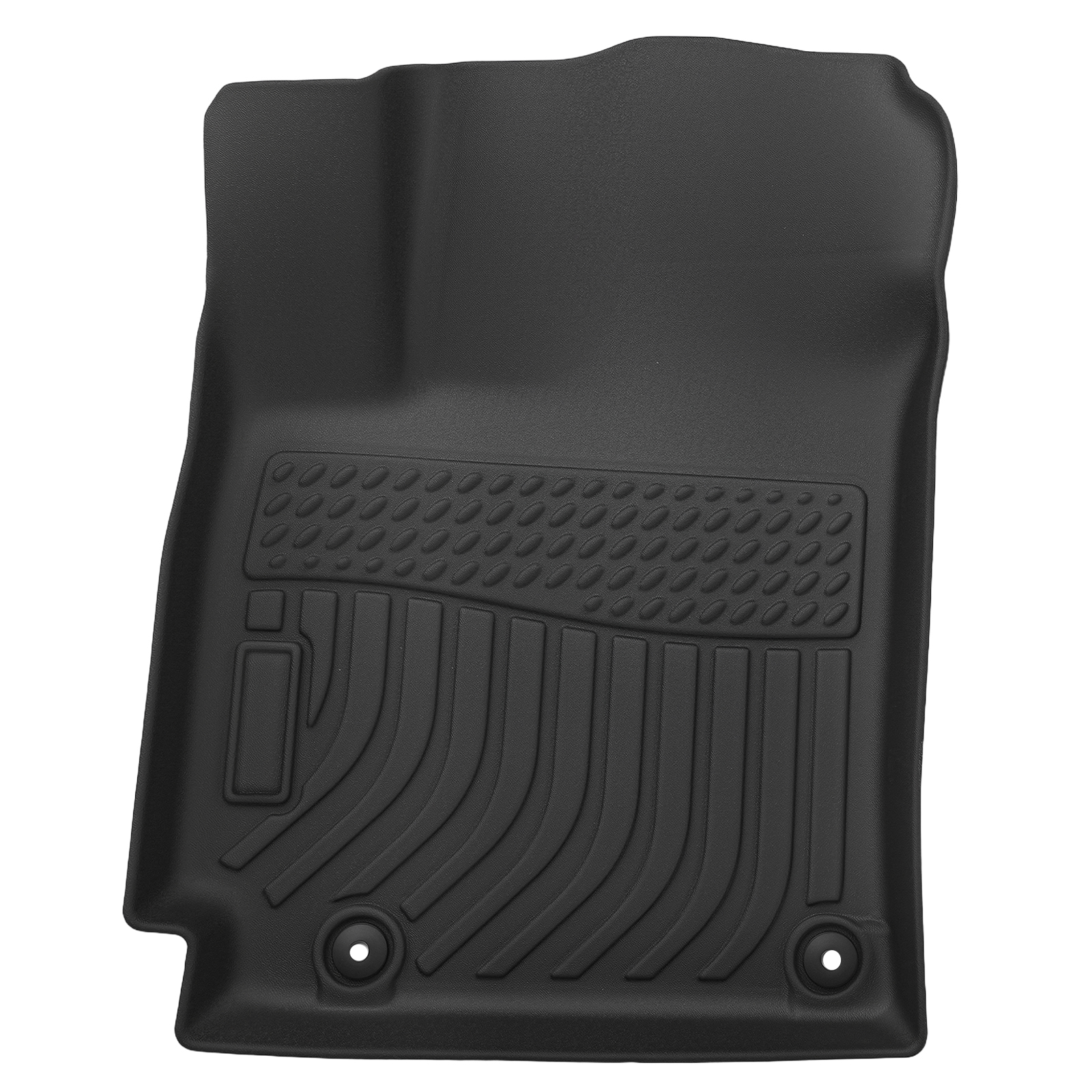TPE Floor Mats for Hyundai Kona 18-23 Black Waterproof Front & Rear Anti-Slip