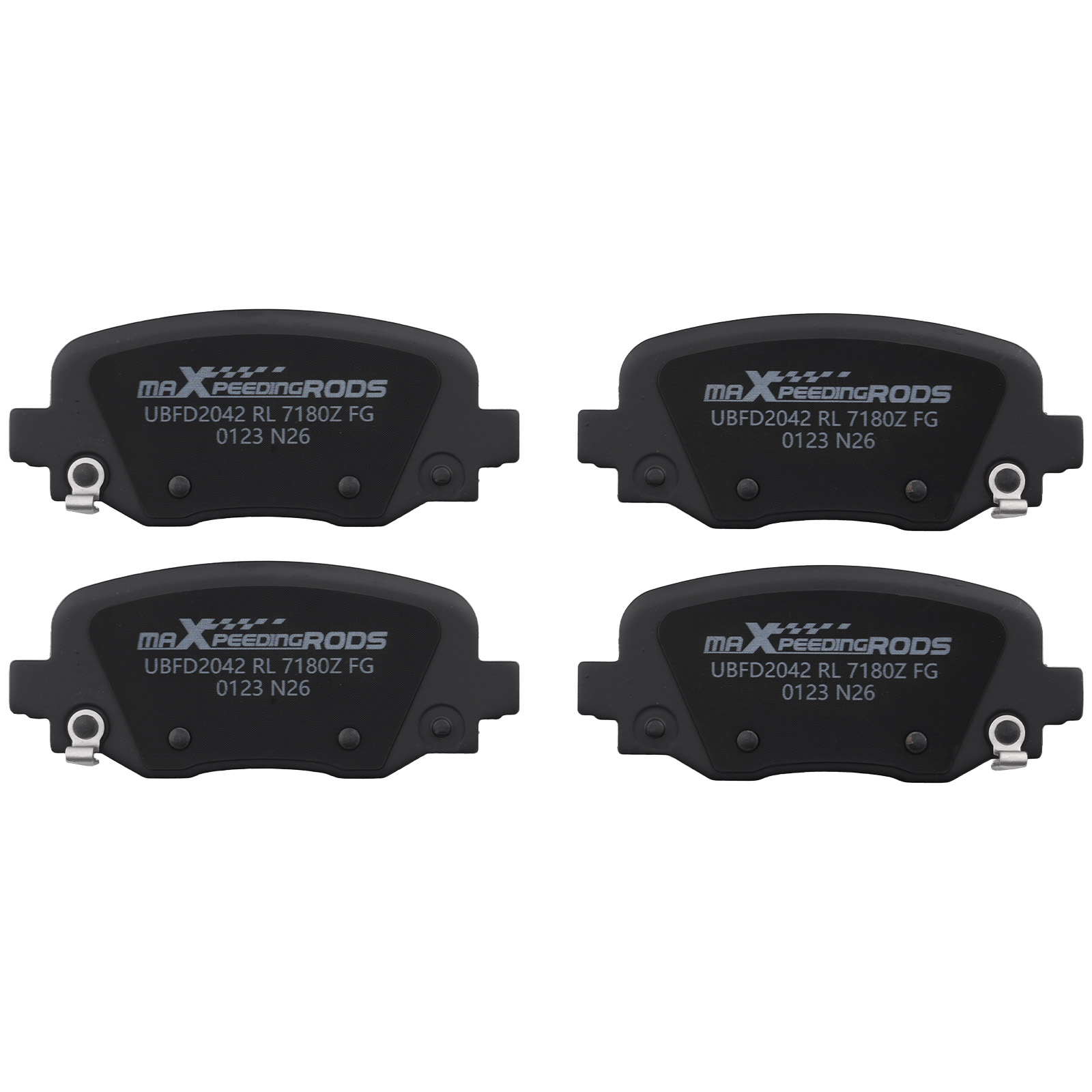 Rear Left&Right Brake Pads Set for Jeep Cherokee 2014-2023 Dodge Hornet 2023-25