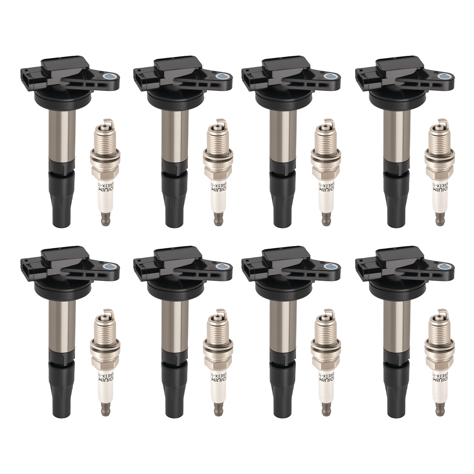 8x Ignition Coils & Spark Plug for Land Rover Range Rover Sport LR3 4.2L 4.4L V8
