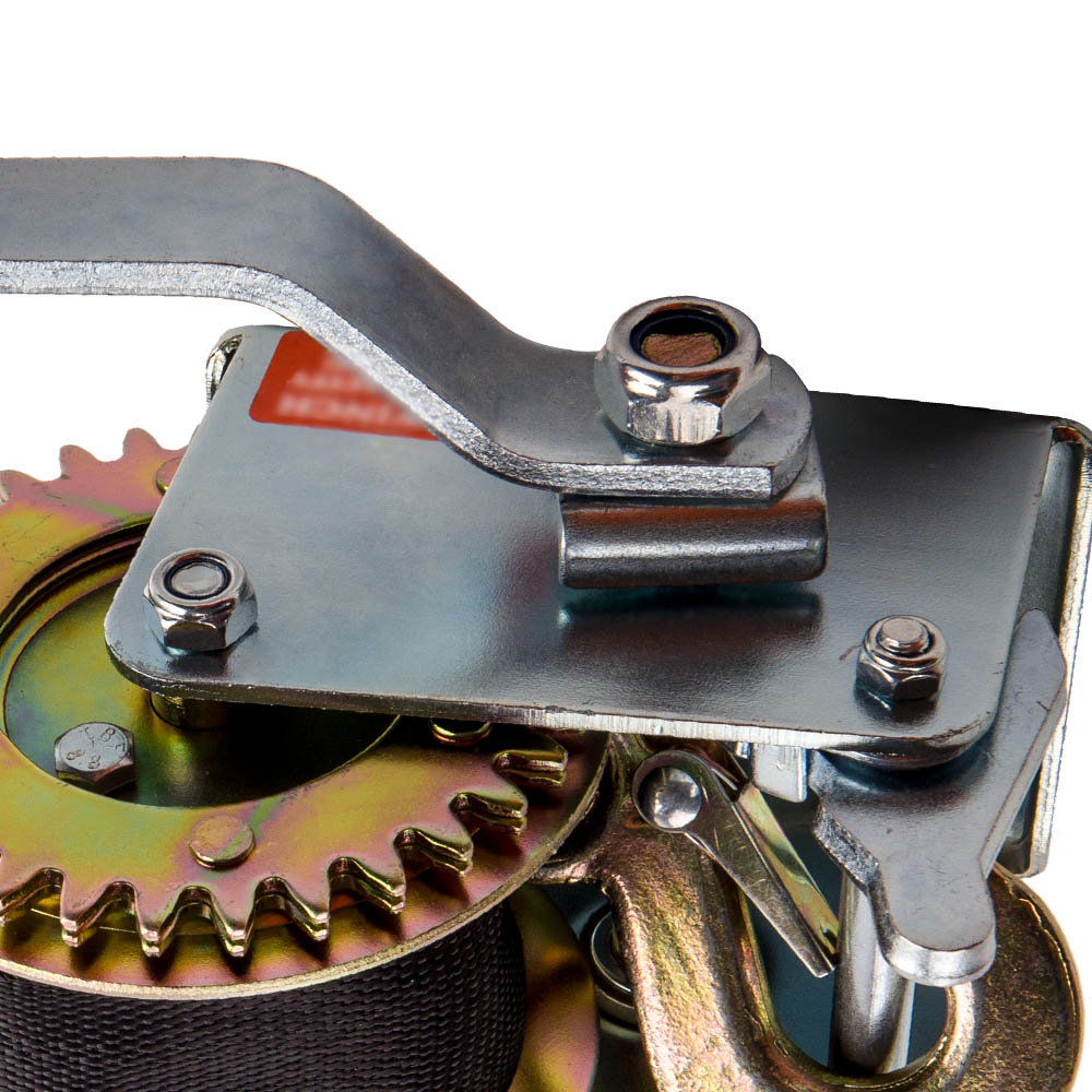 600 LB Hand Winch with Strap fit for ATV/Jet/Ski/Trailer Small Winch Cable Crank
