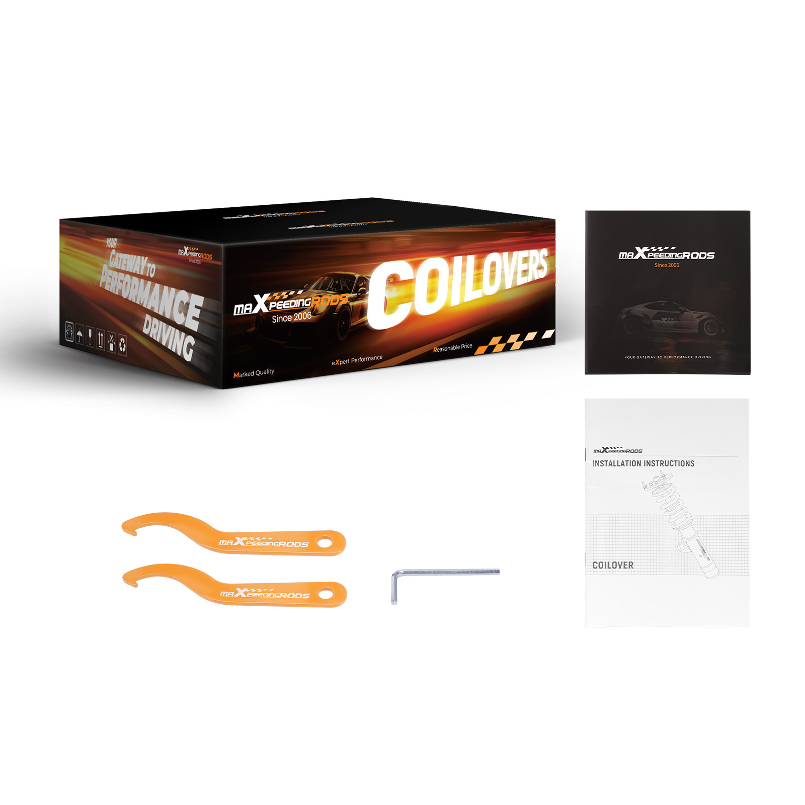 Sport-gewindefahrwerk Fahrwerk Einstellbar for Subaru Impreza WRX GC8 Bj. 92-00