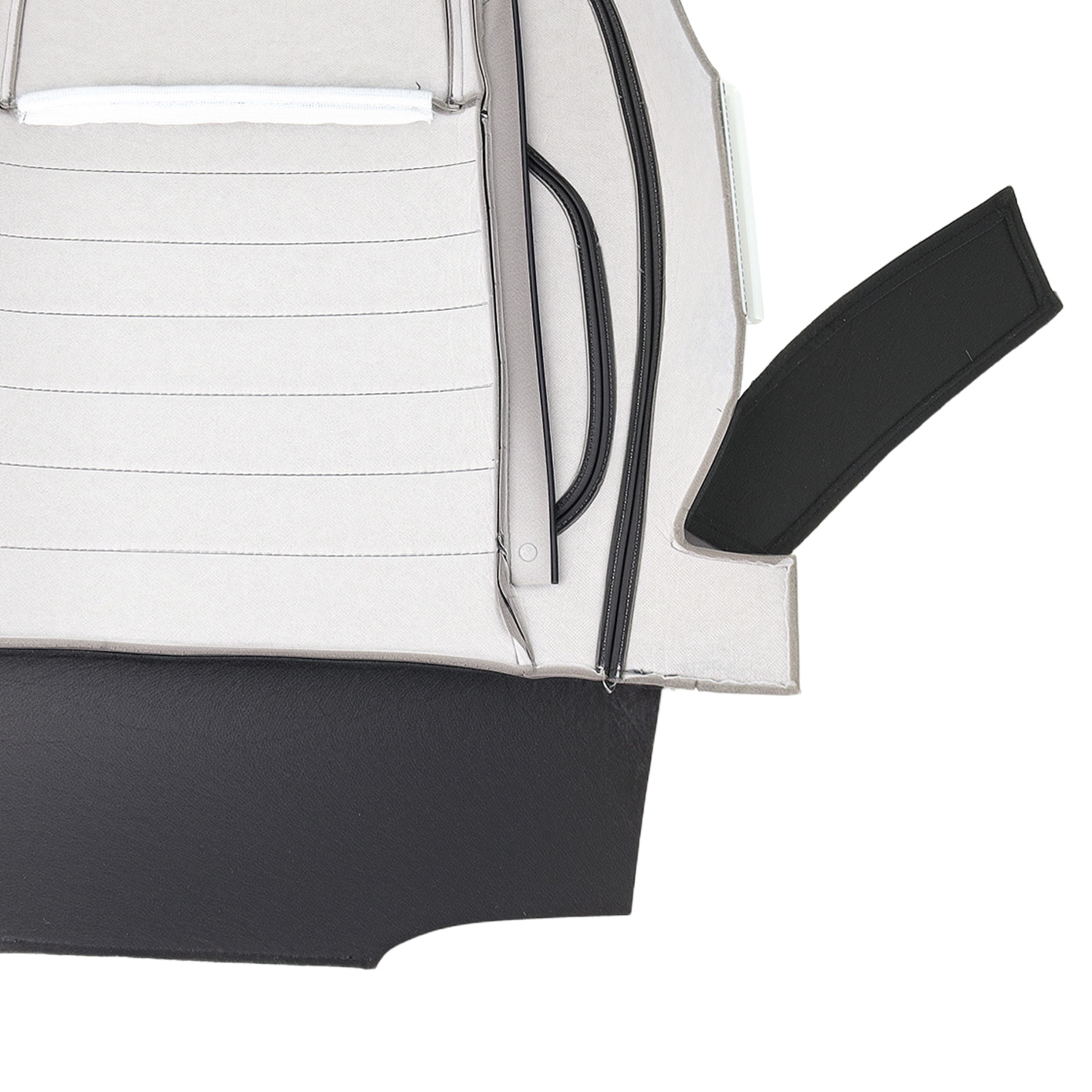Black Leather Seat Cover for Ford Mustang GT Premium 2010 2011 2012-2014