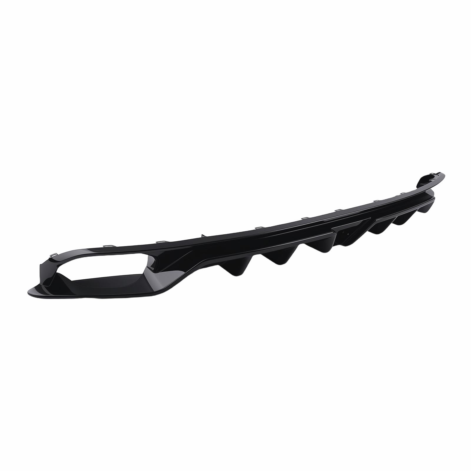 Rear Diffuser Bumper Lip Glossy Black For 2022-2025 11th Gen Honda Civic Sedan