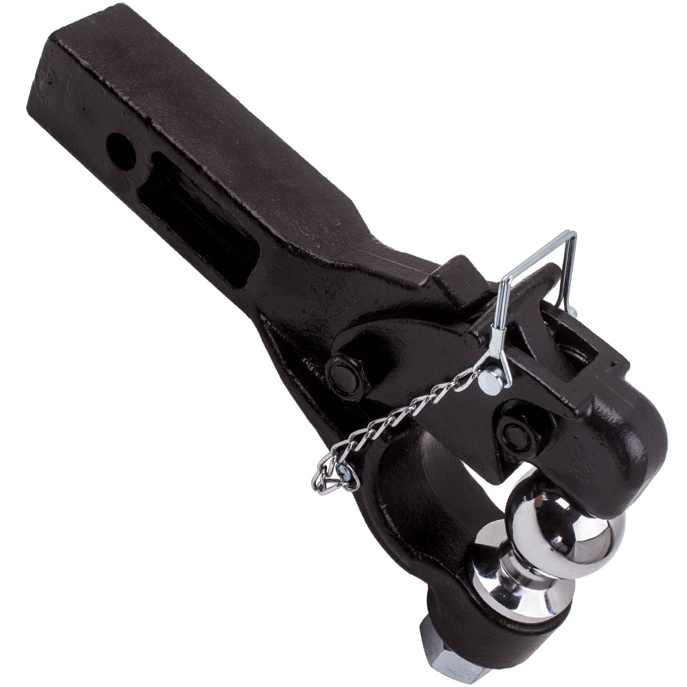 Heavy Duty 8 Ton Ball Combo Pintle Hook Tow Hook Hitch Towing 4x4 4WD