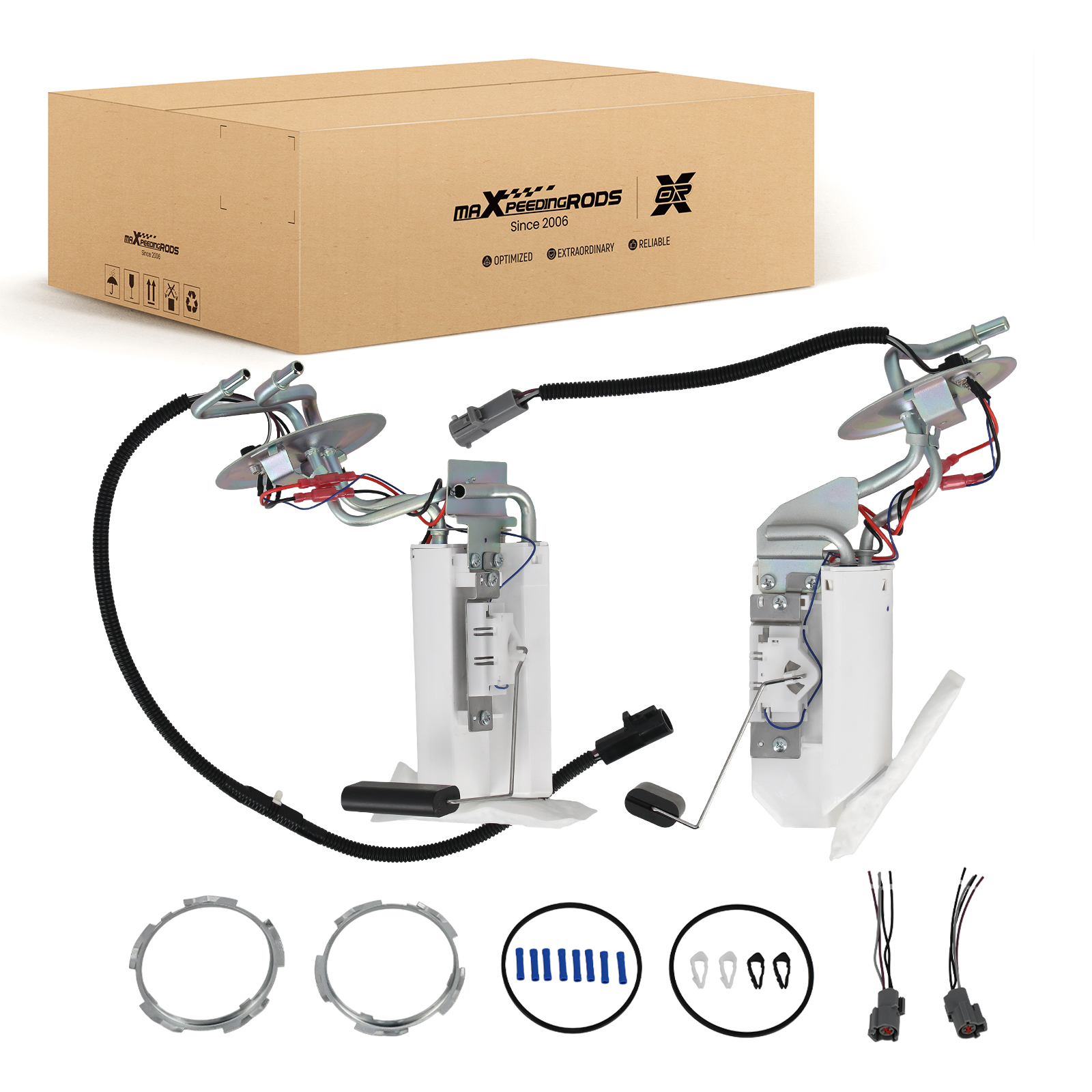 2x Fuel Pump Assembly w/Sensor for Ford F-Series 4.9L-7.5L 1992-1997 FG1558