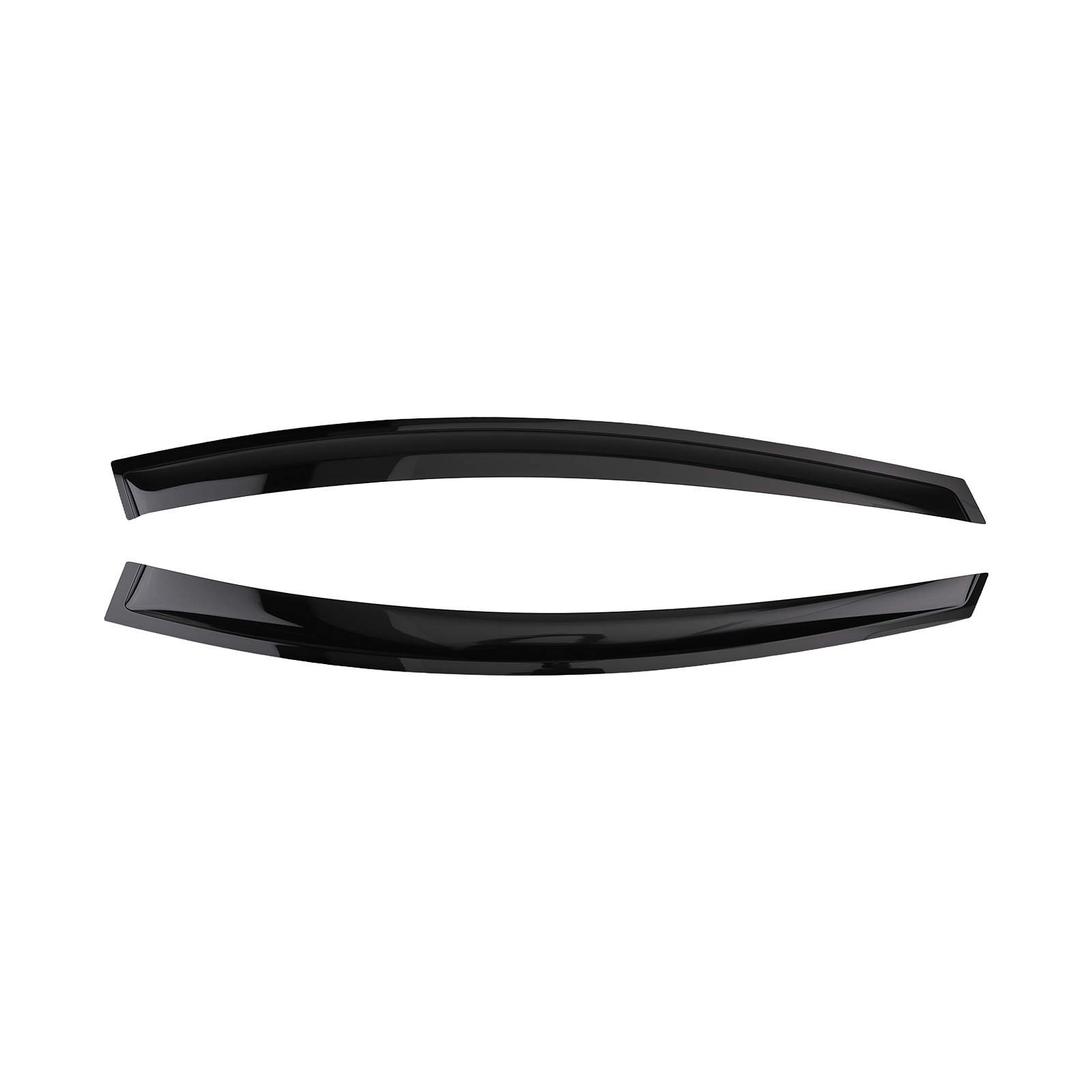 Rain Guard Window Shield for Toyota 4Runner 2010-2024 Black  4PC Set