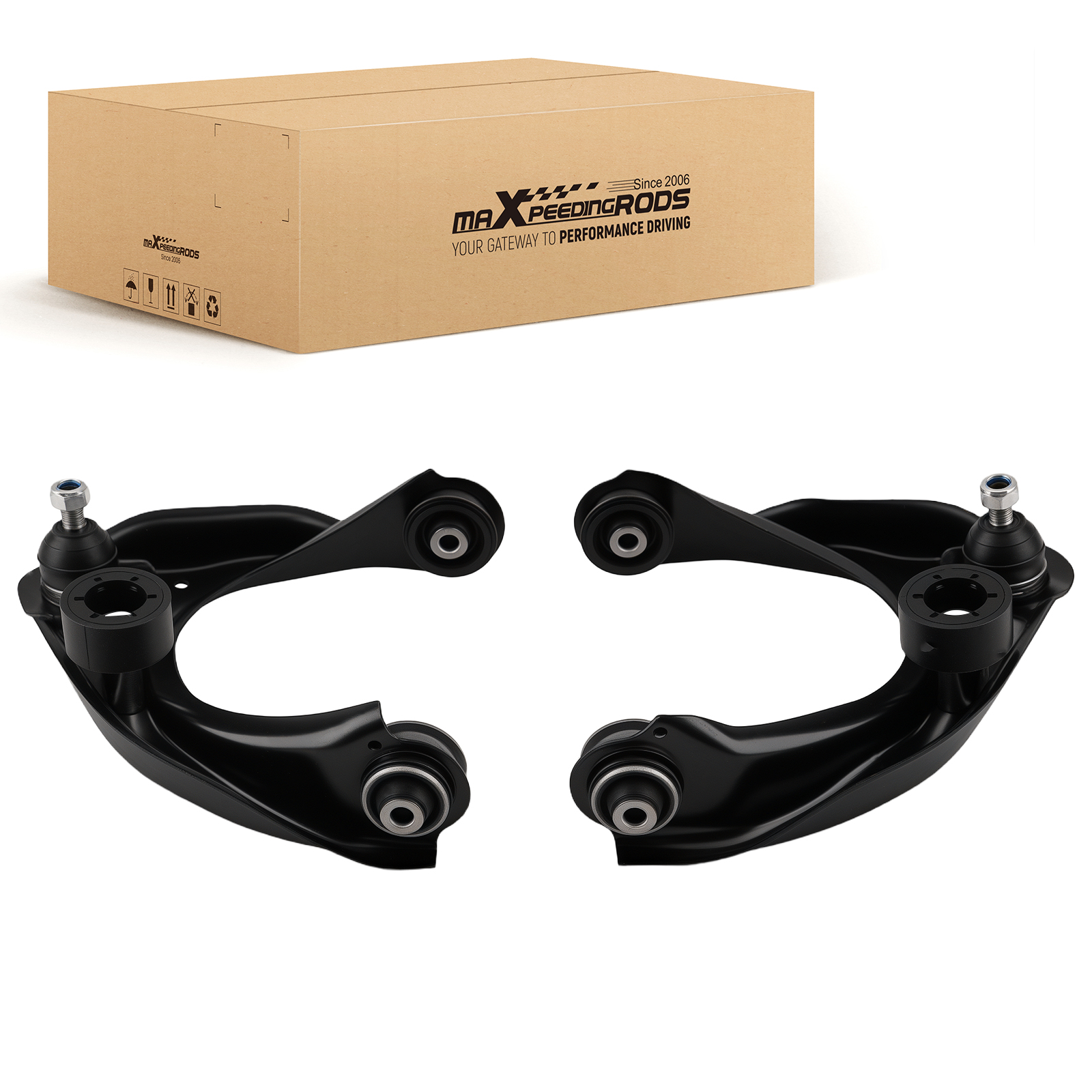 2x Front Upper Control Arm Ball Joints For Ford Fusion Lincoln MKZ Mazda 6