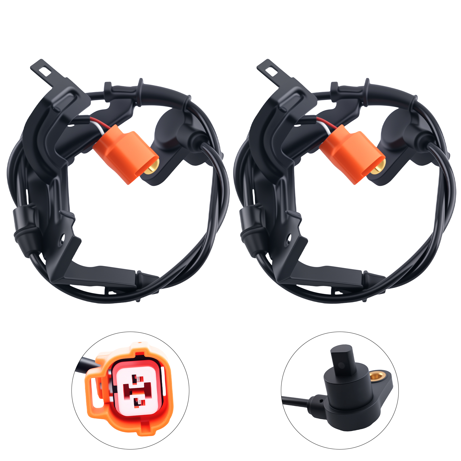 2x Rear  Left Right ABS Wheel Speed Sensor for Honda Civic 01-02 ALS1099 5S7567