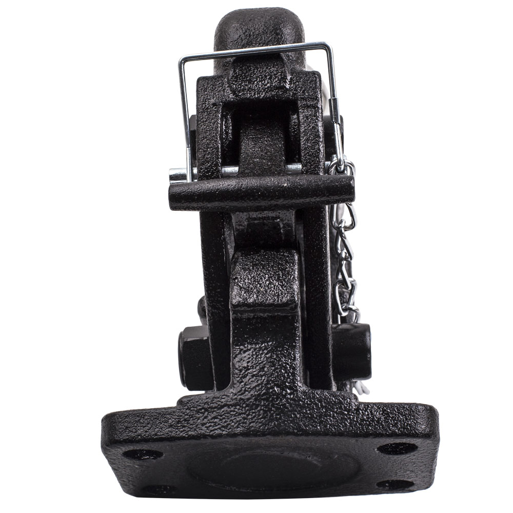 Heavy Duty 8 Ton Combination Hitch Pintle Hook Tow Towing 4 Bolt Truck