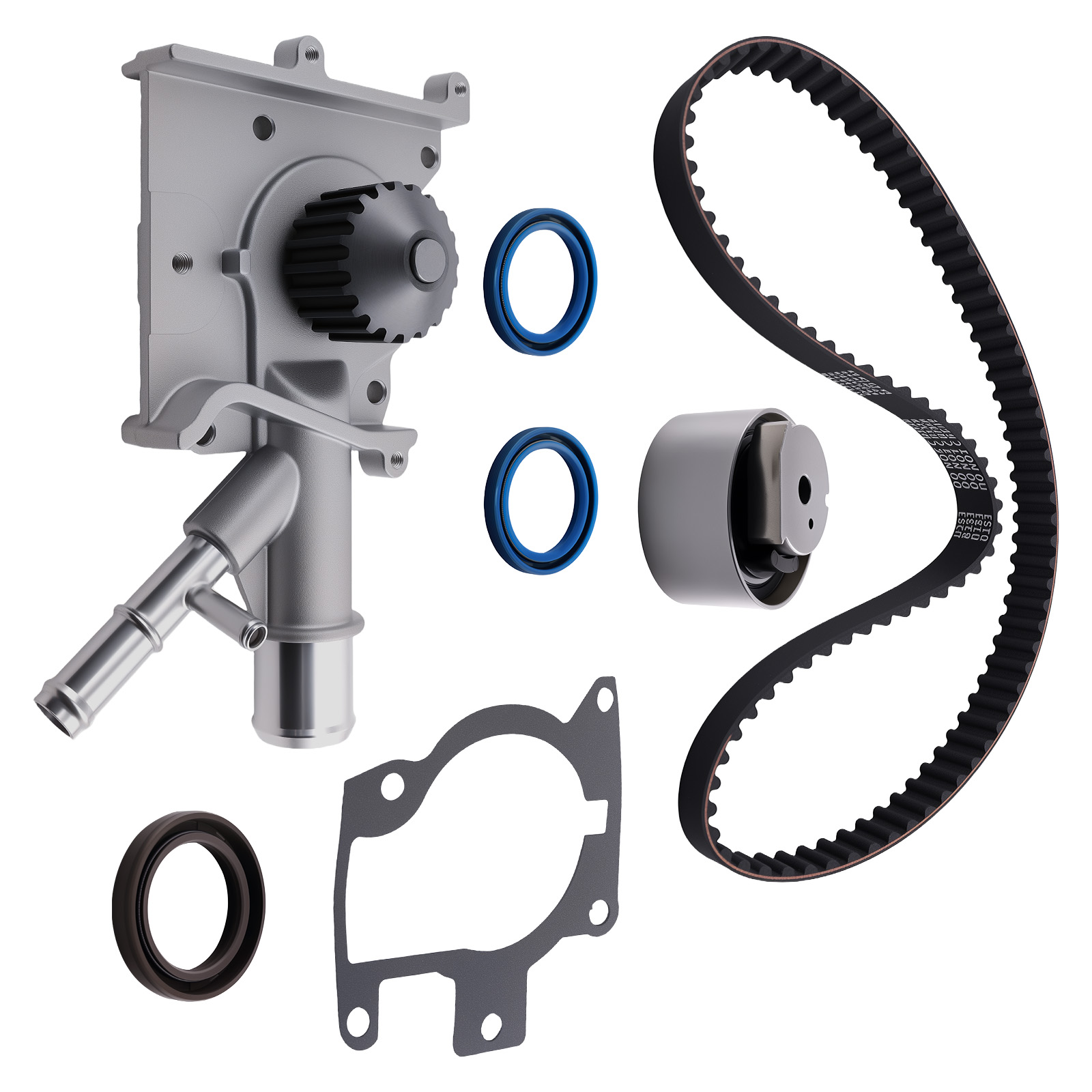 Timing Belt Kit Water Pump Set + Tensioner for Ford Focus 2000-2004 WPK42294