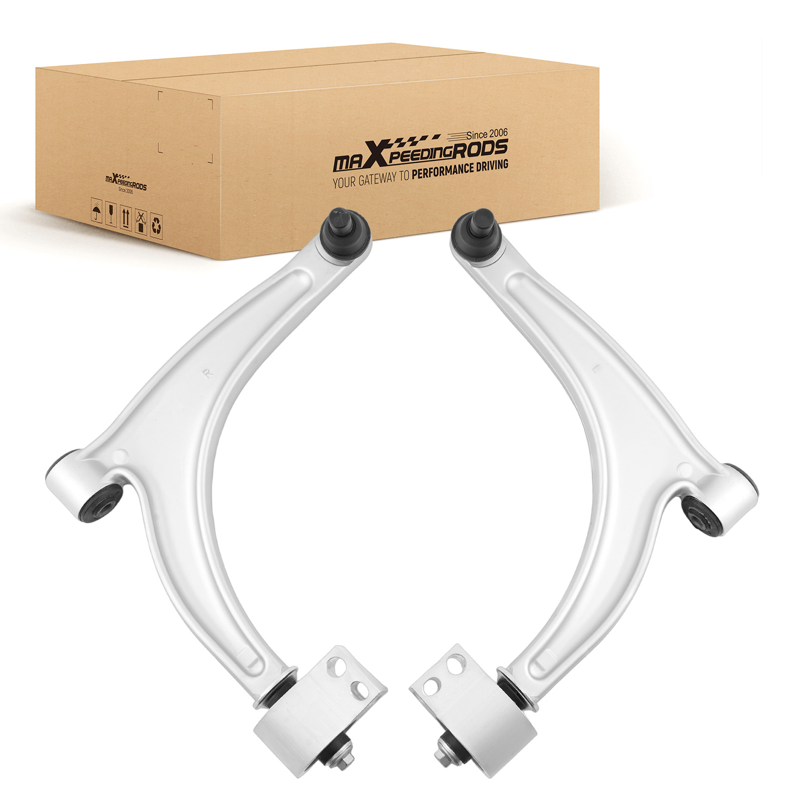 2pcs Aluminum Front Lower Control Arms Left & Right For Chevy Malibu 2004-2012