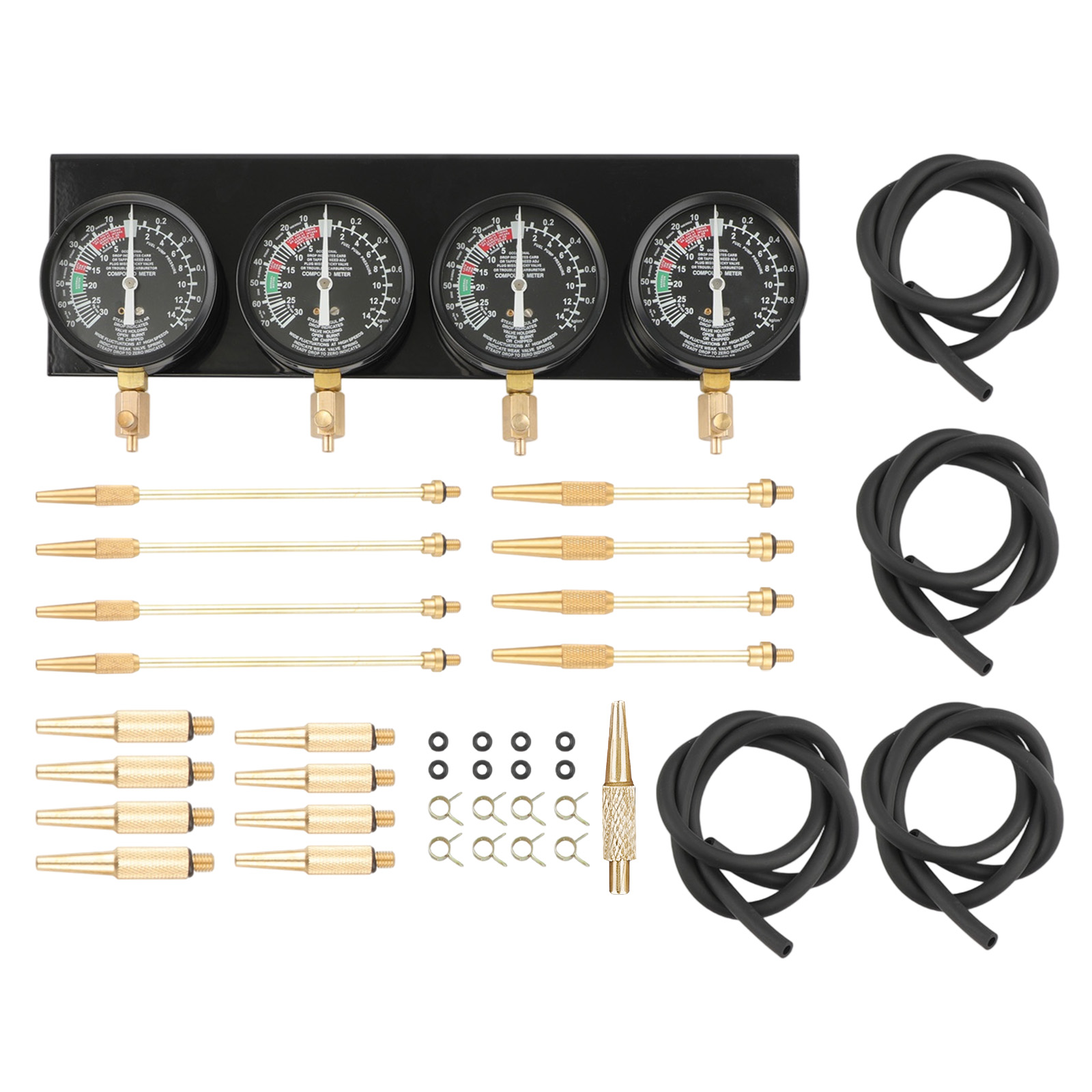 Set sincronizzazione carburatore Carburetor Synchronizer Vacuum Gauge Tool