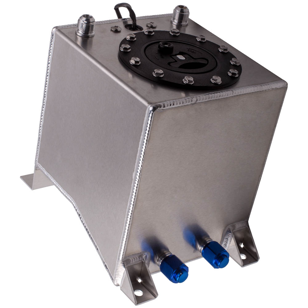 Universal 2.5 Gallon Aluminum Fuel Cell Tank Sending Unit 10AN Inlet