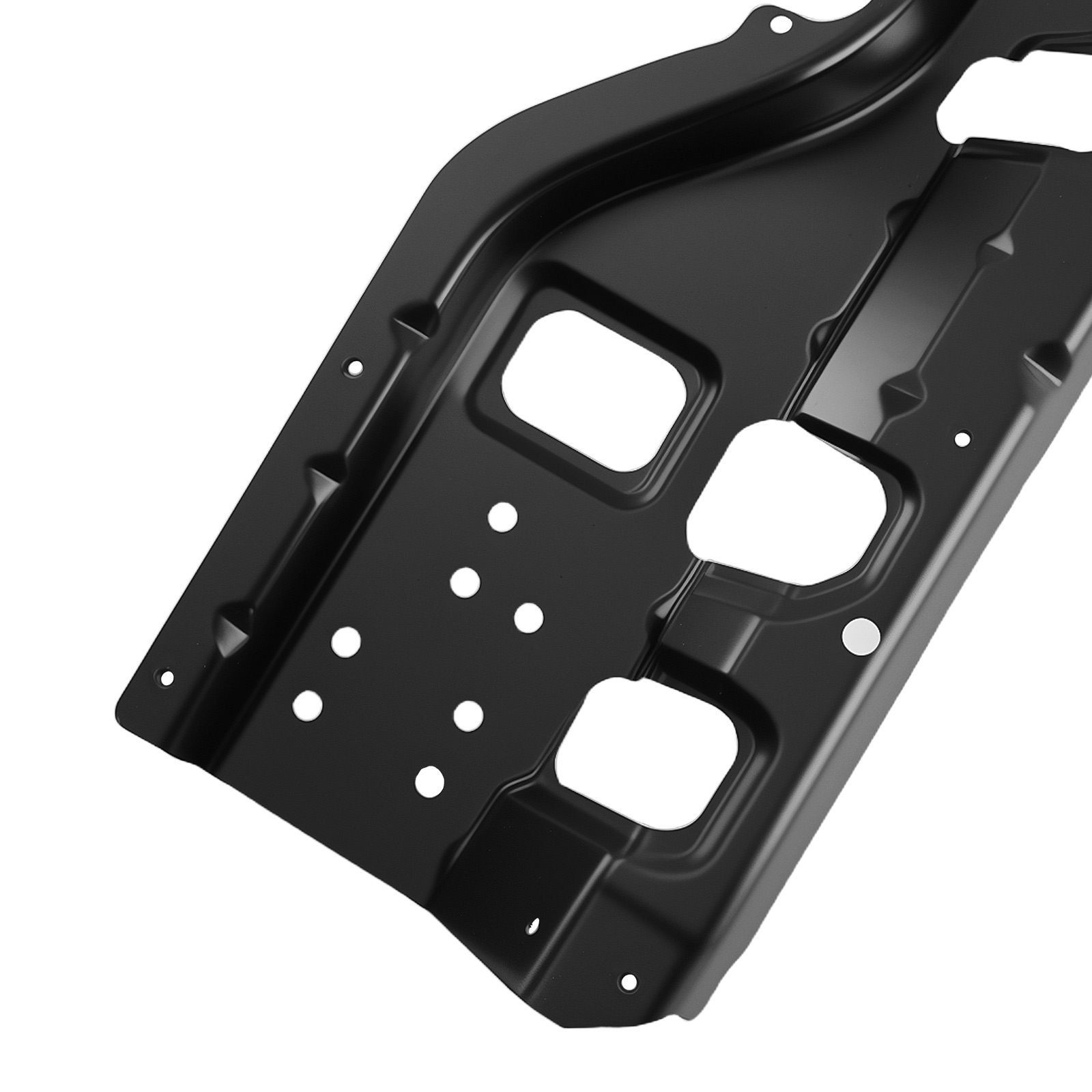 Front Bumper Bar Bracket Set for Chevy Silverado 2500 HD 3500 11-14 Black