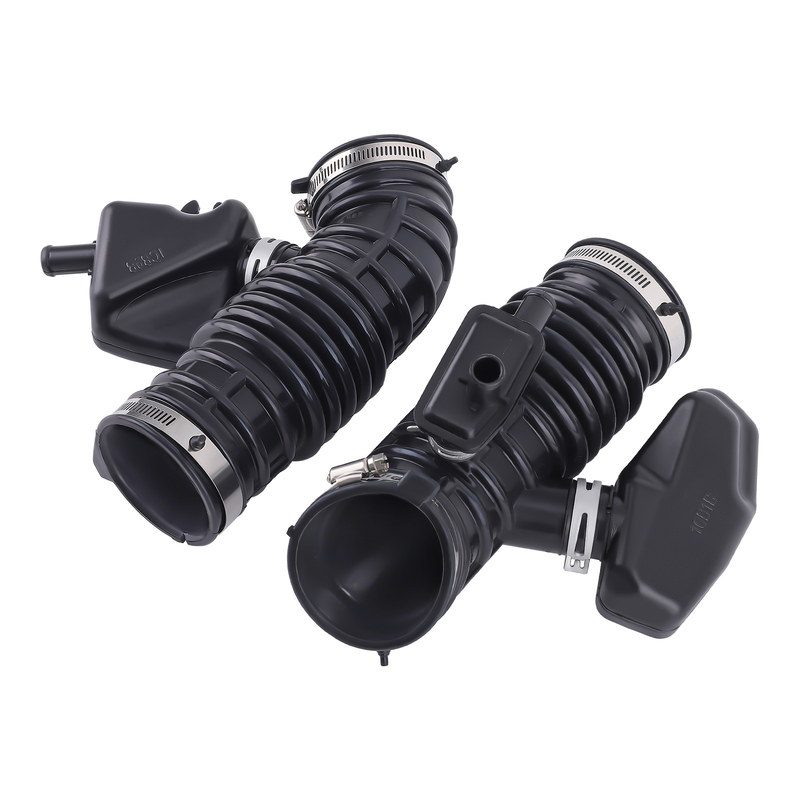 2PC Air Cleaner Intake Hose DRIVER + PASSENGER SIDE Fit Infiniti FX35 2009 2012