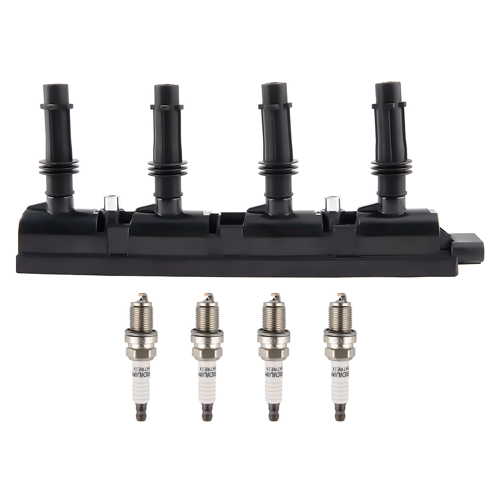 1X Ignition Coil & 4X Spark Plug For Buick Chevrolet Encore Encore UF669 XP3922